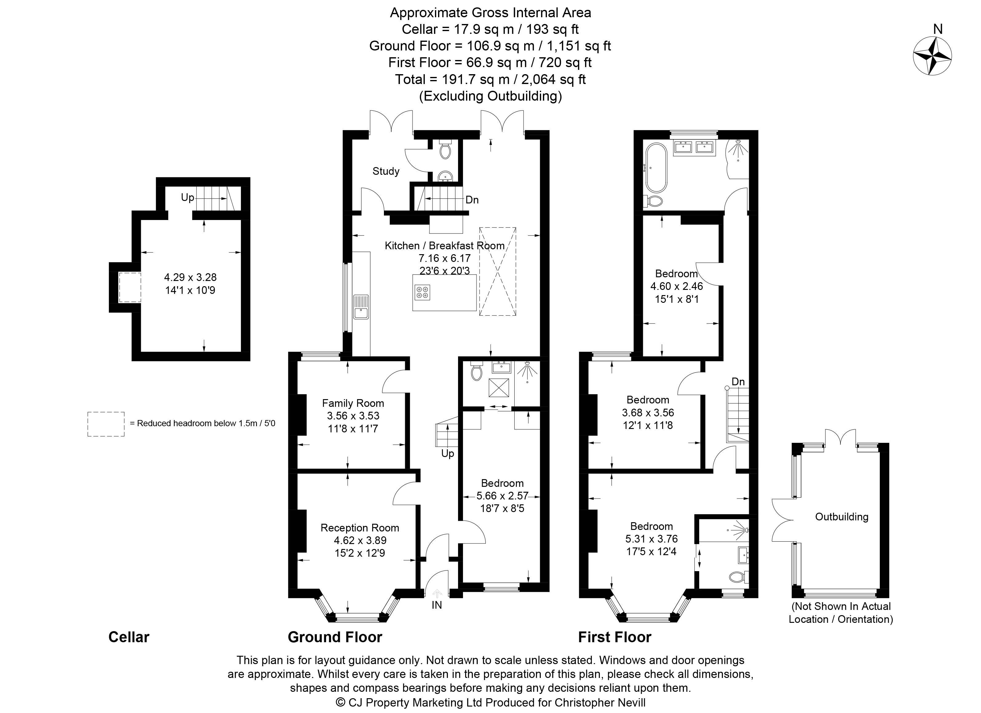 Floorplan for Uxbridge, 