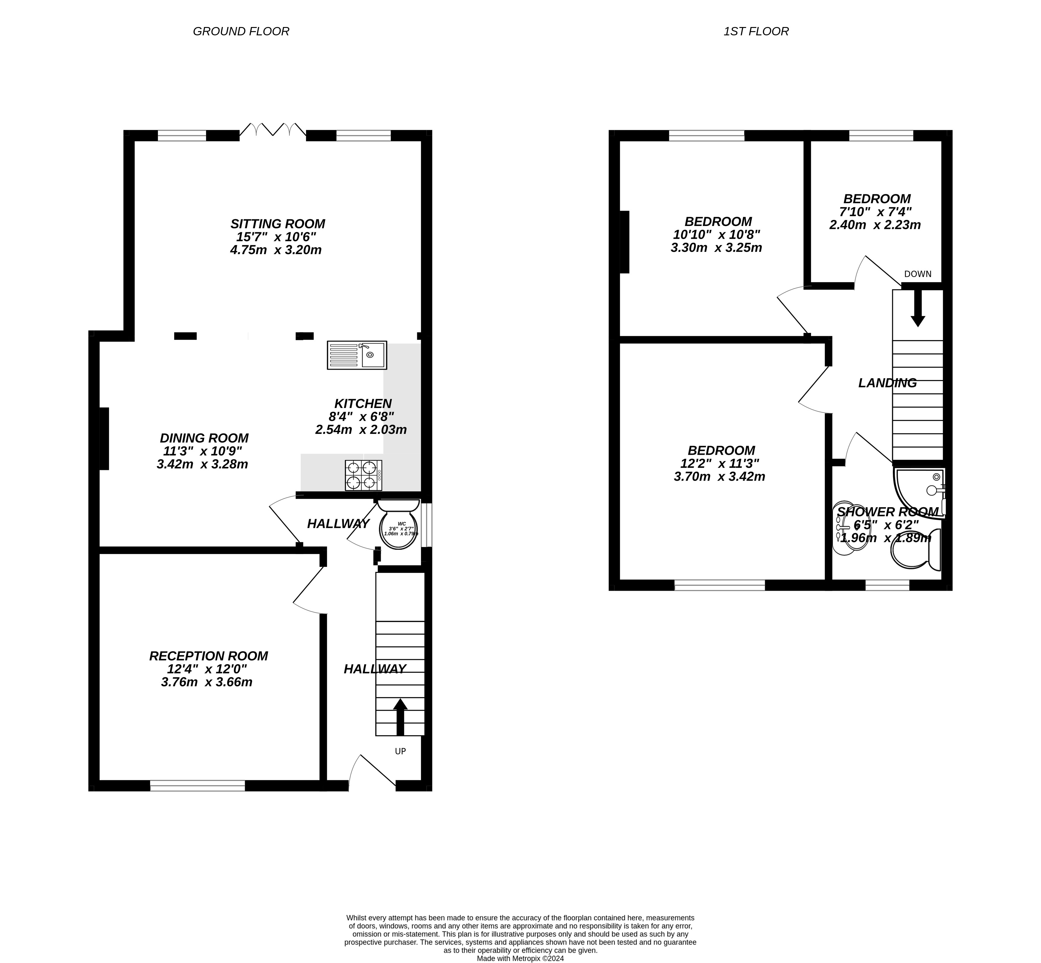 Floorplan for Uxbridge, 