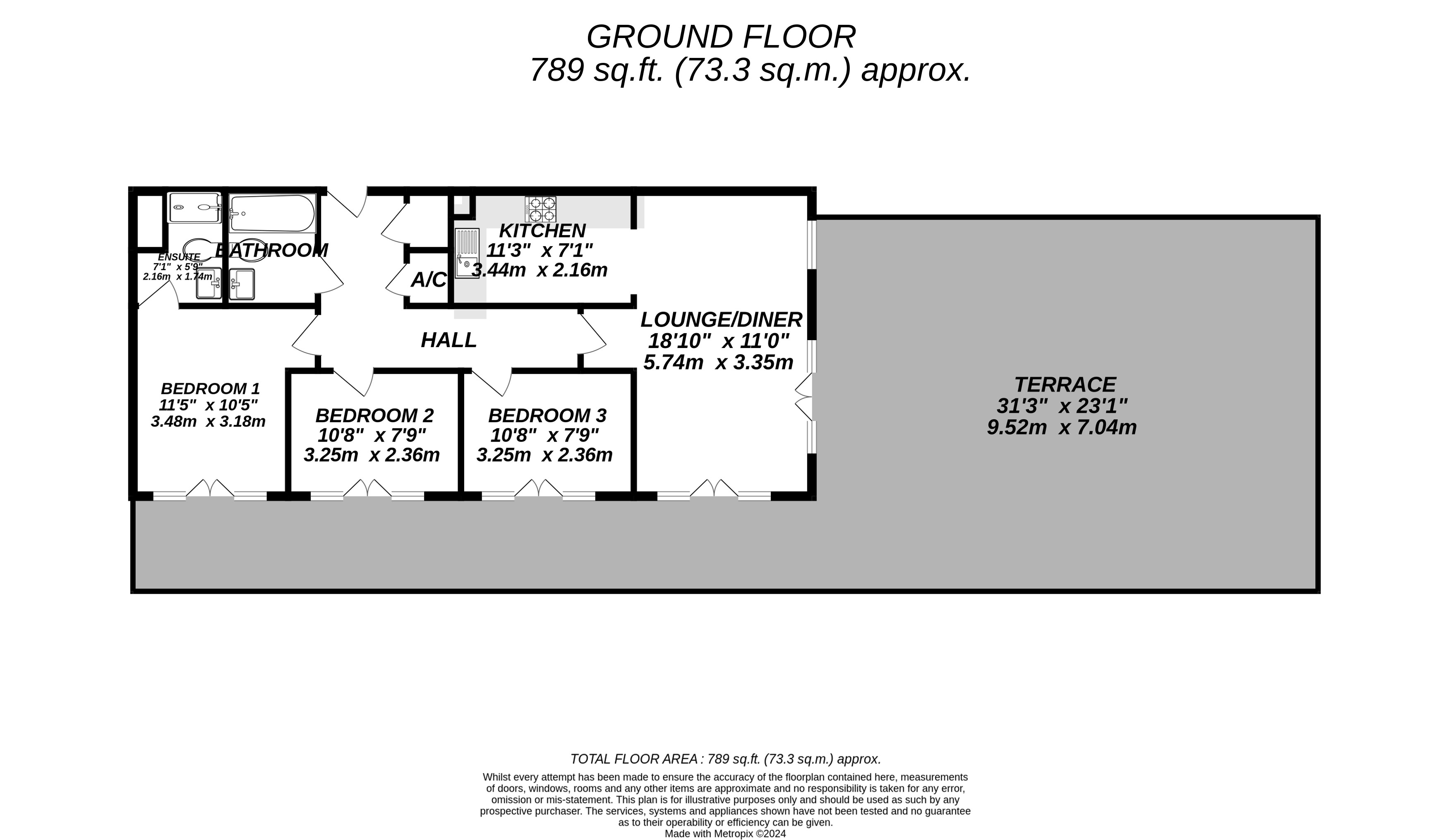 Floorplan for Uxbridge, 