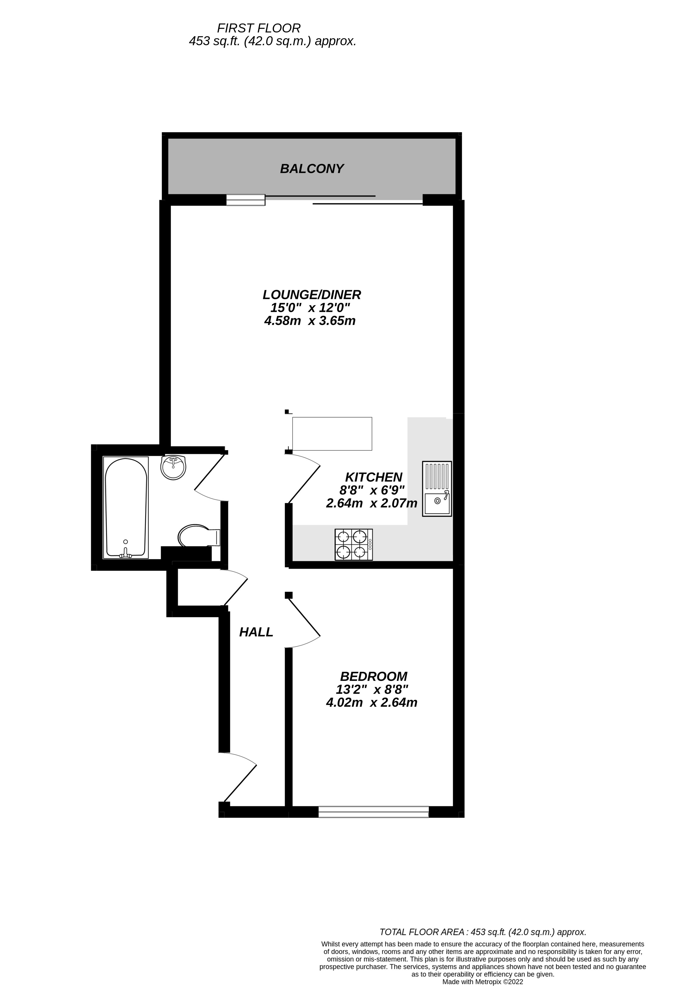 Floorplan for Uxbridge, 