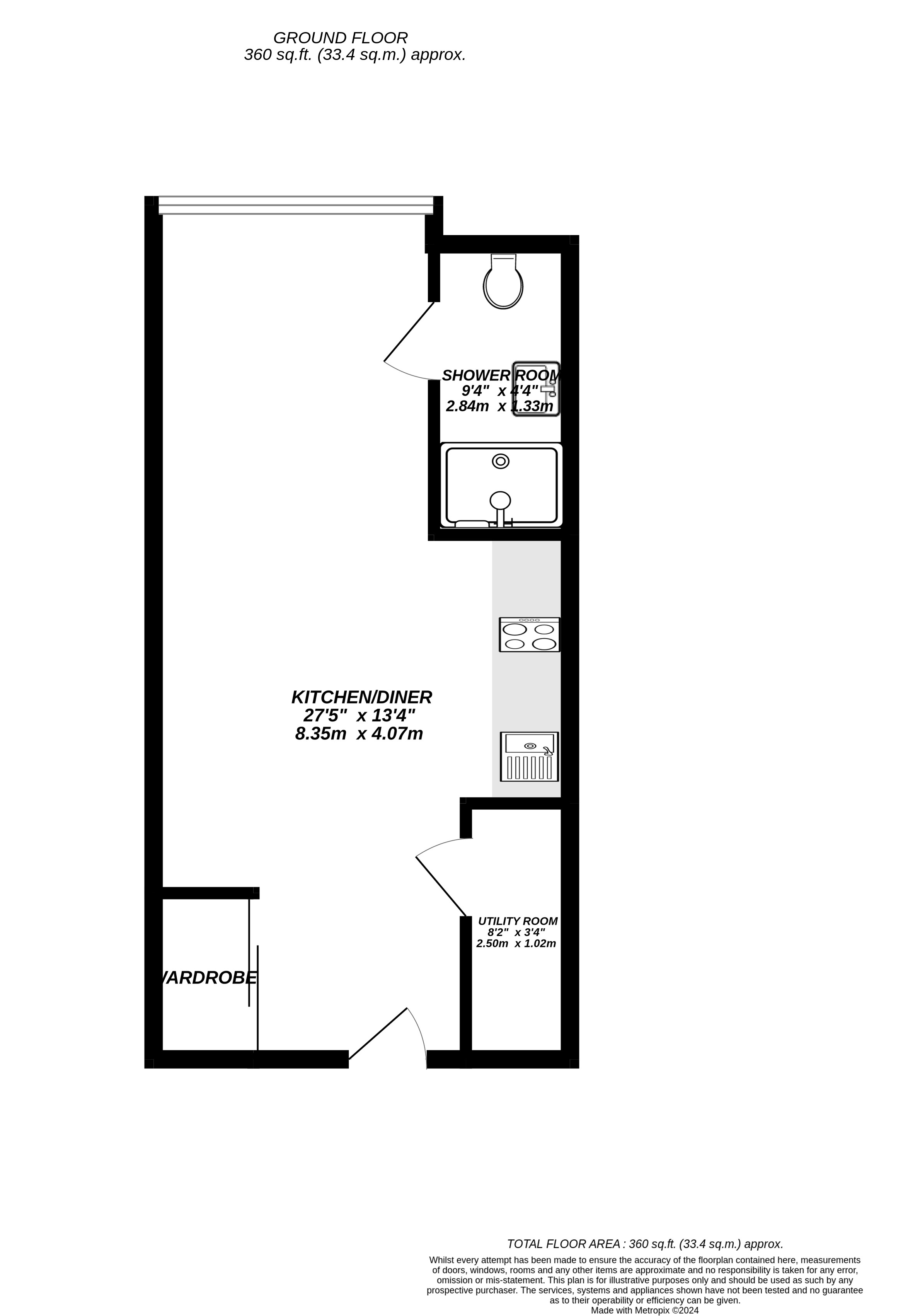 Floorplan for Uxbridge, 