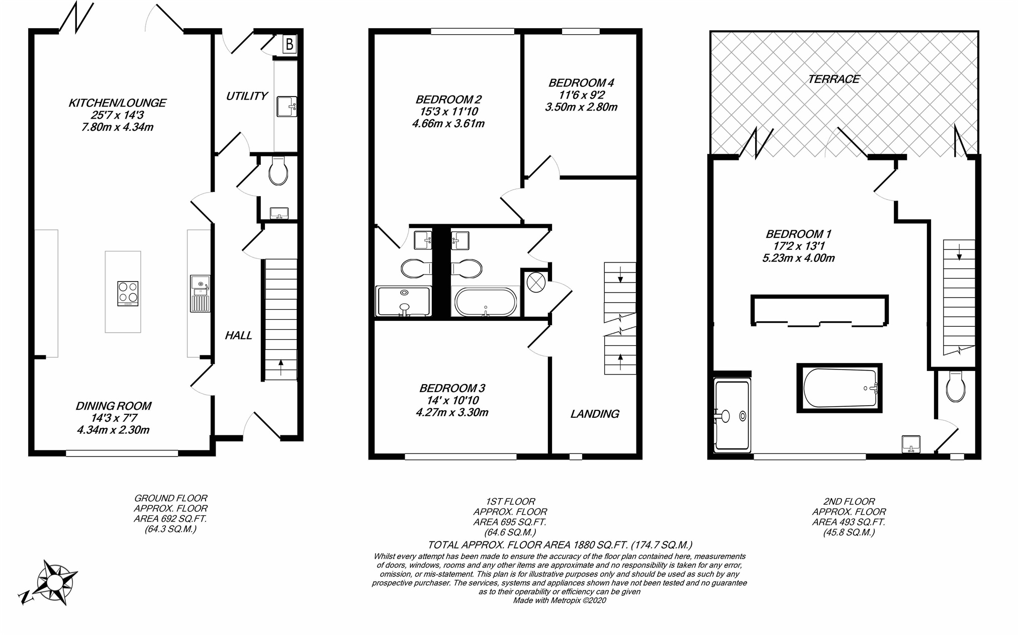 Floorplan for Uxbridge, 