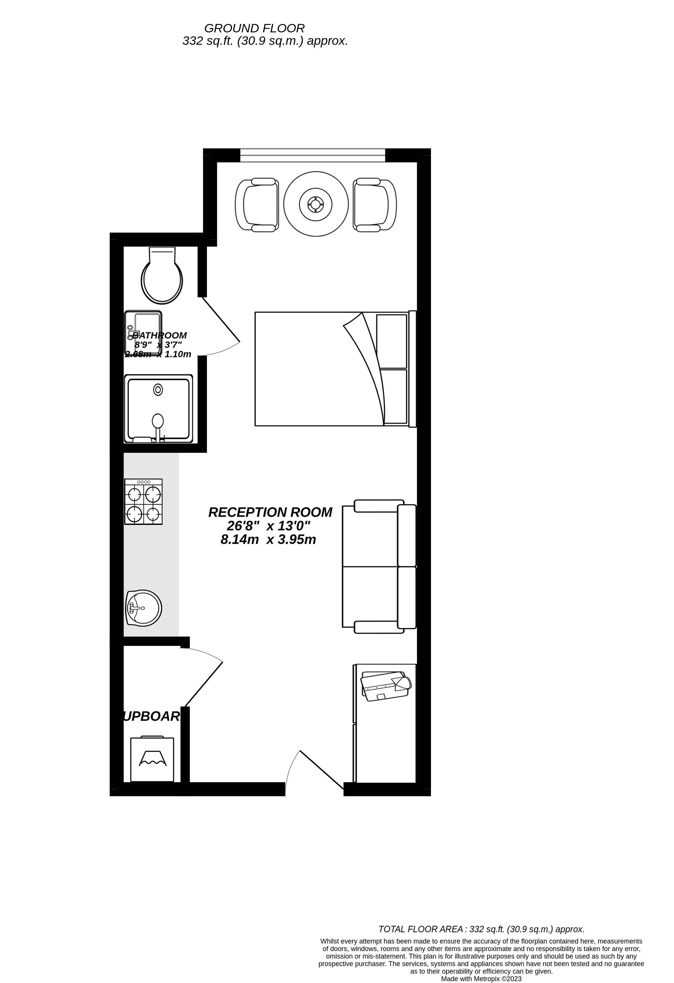 Floorplan for Uxbridge, 