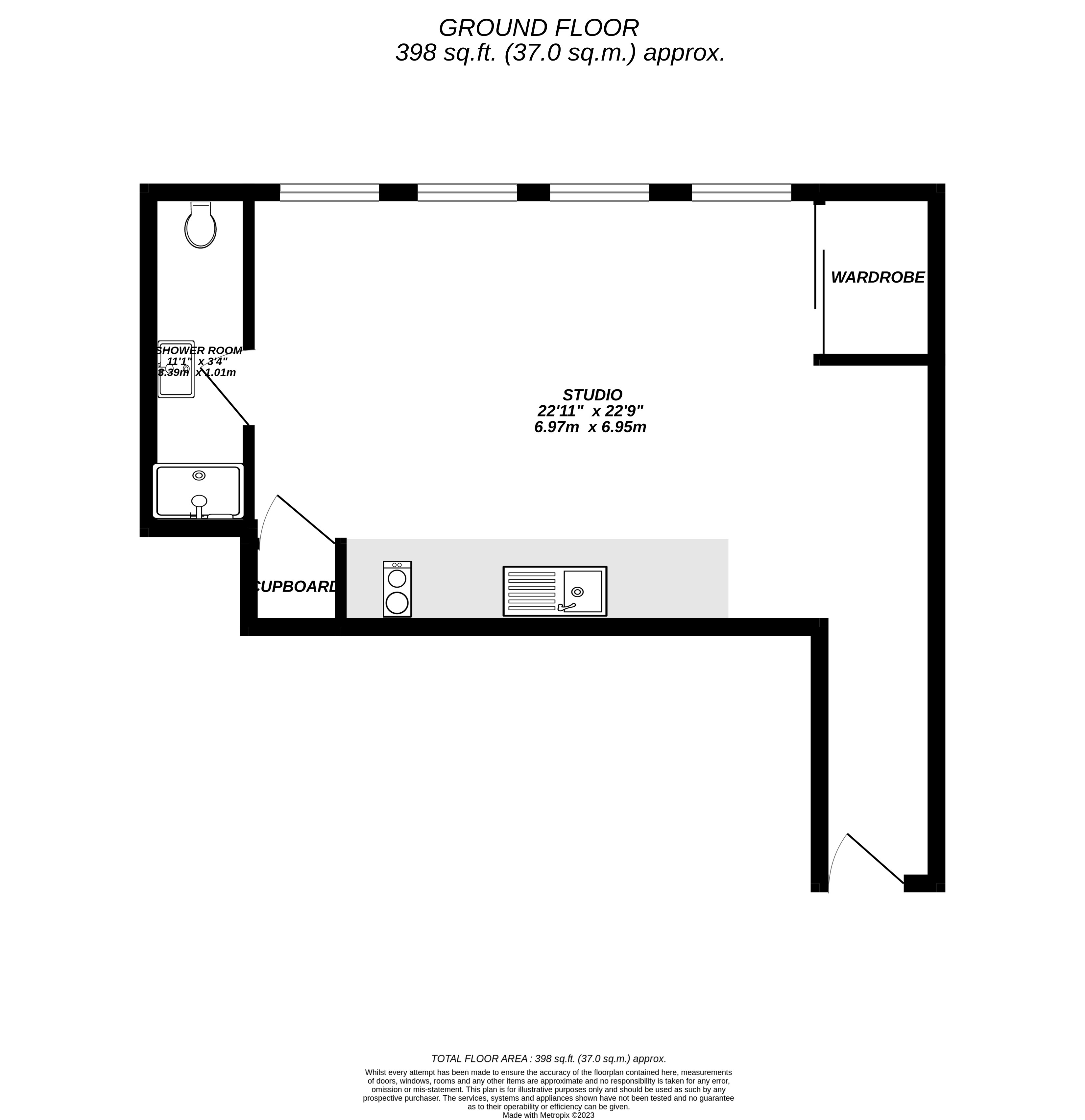 Floorplan for Uxbridge, 