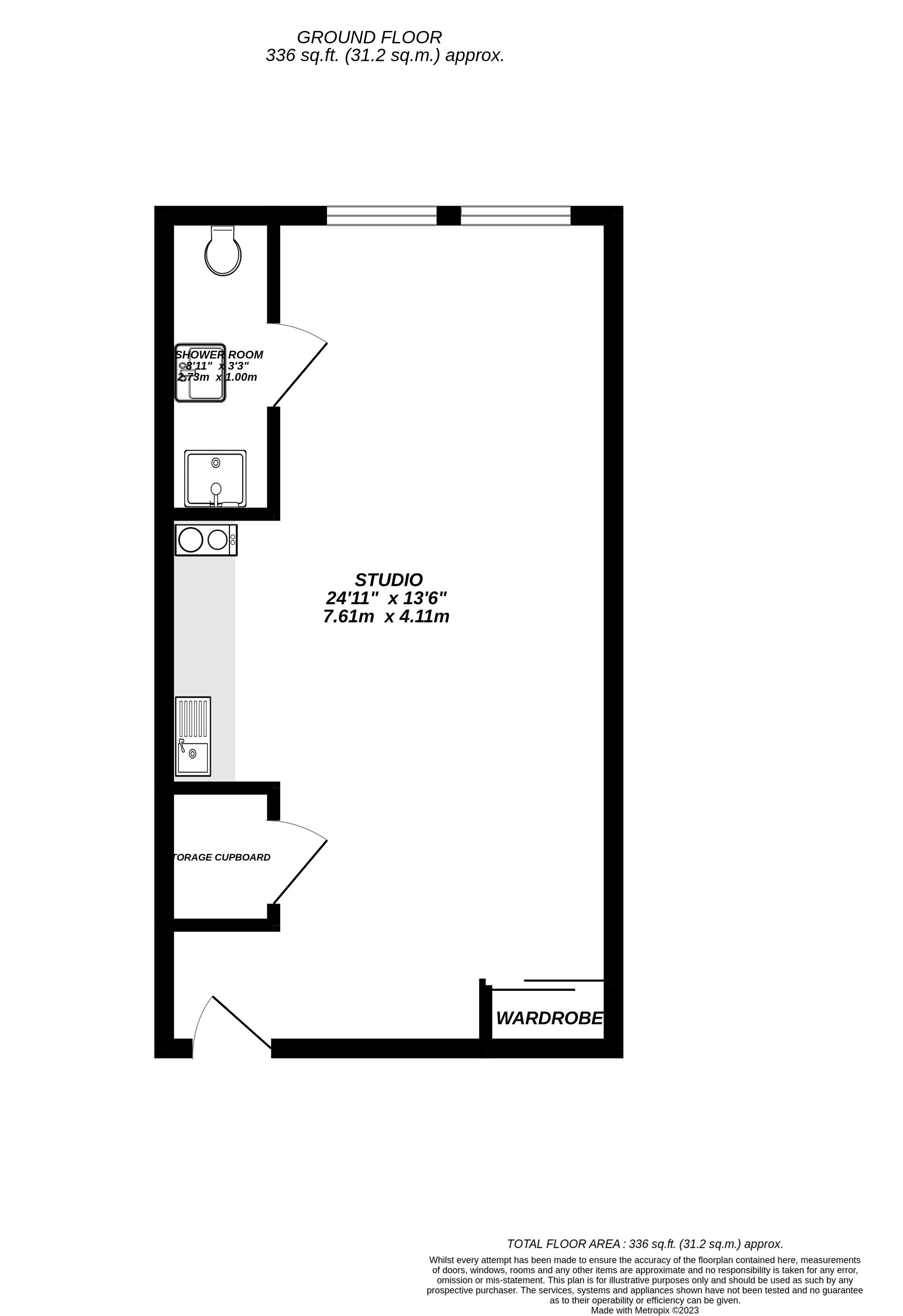 Floorplan for Uxbridge, 