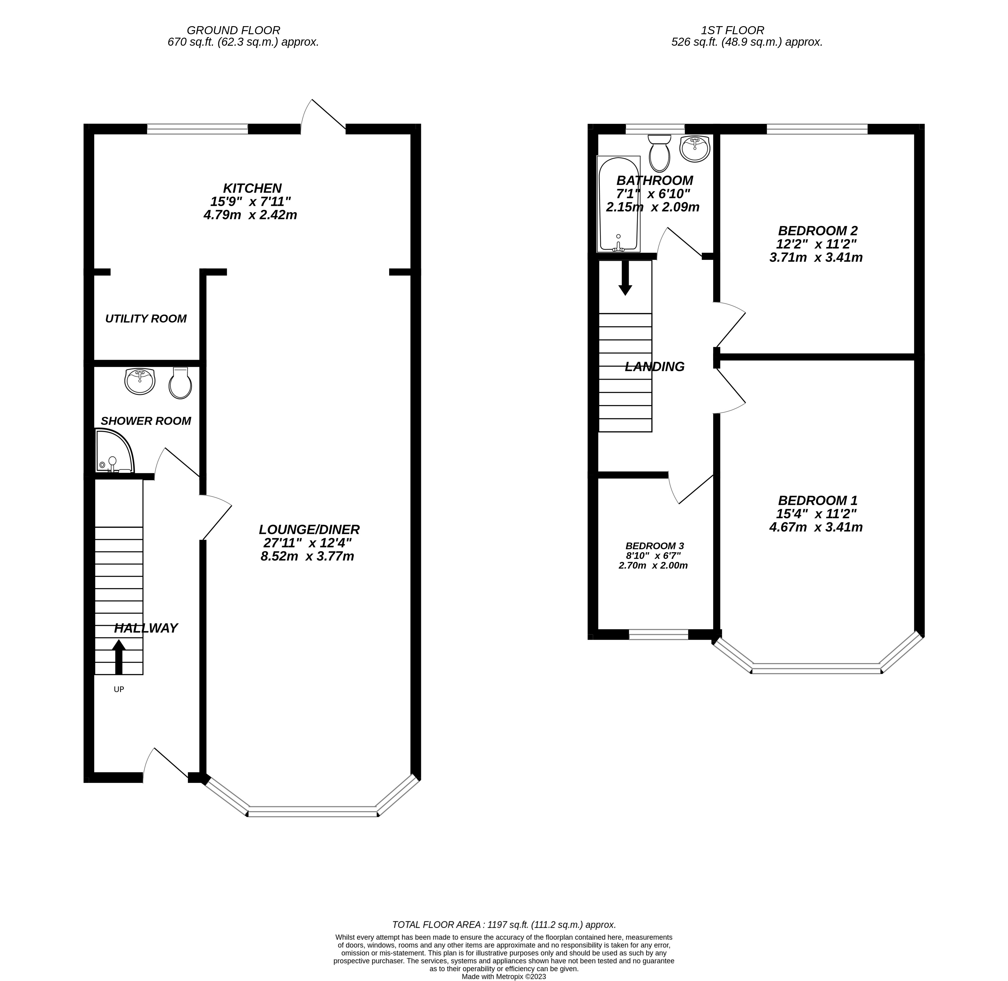 Floorplan for Uxbridge, 