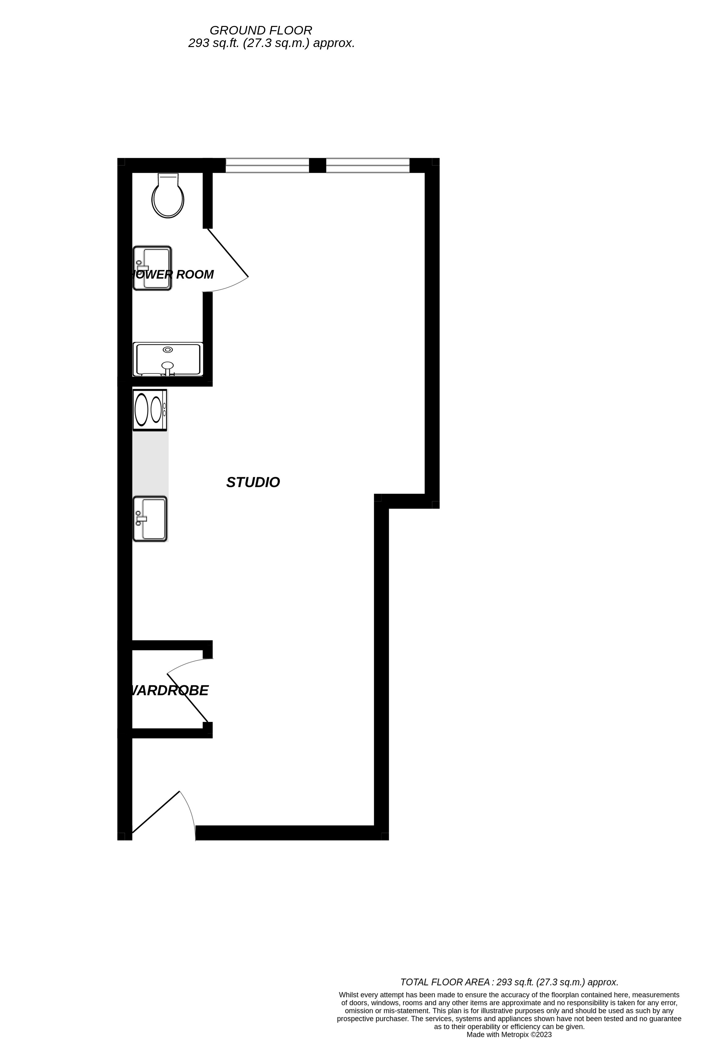 Floorplan for Uxbridge, 