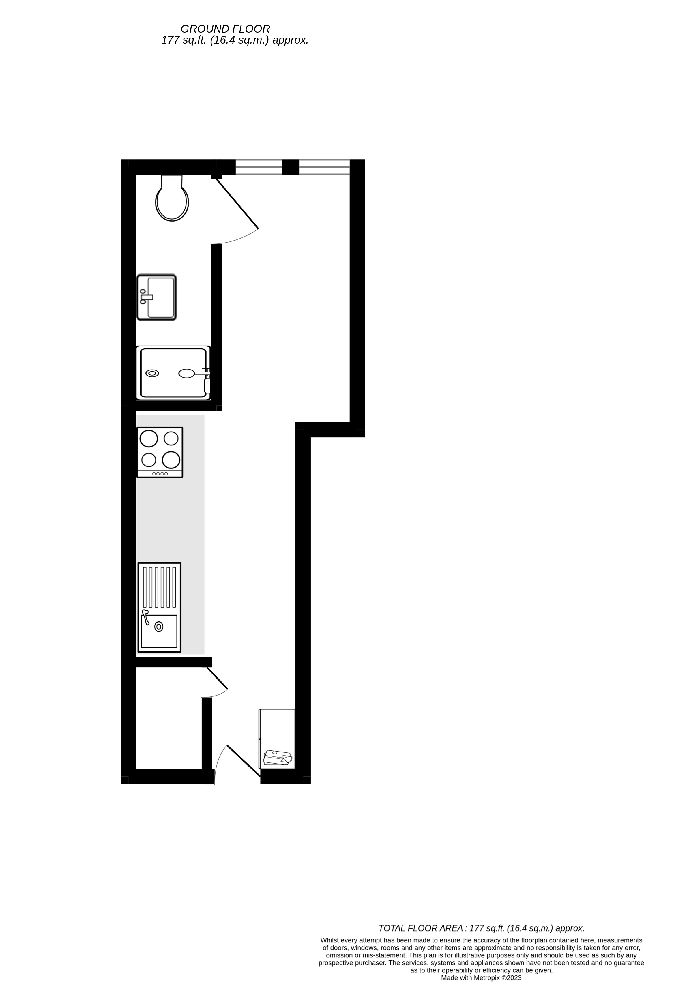 Floorplan for Uxbridge, 