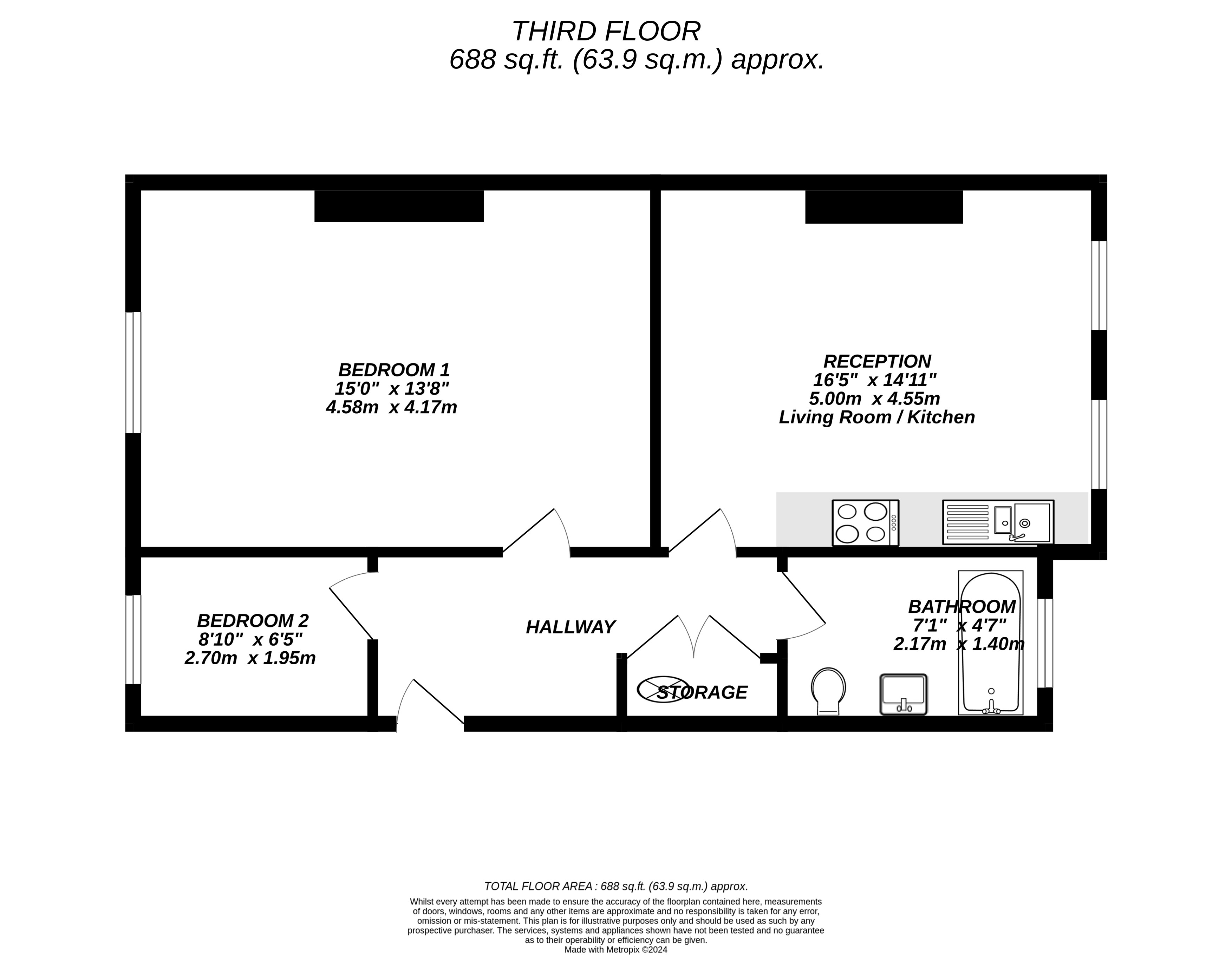 Floorplan for Uxbridge, 