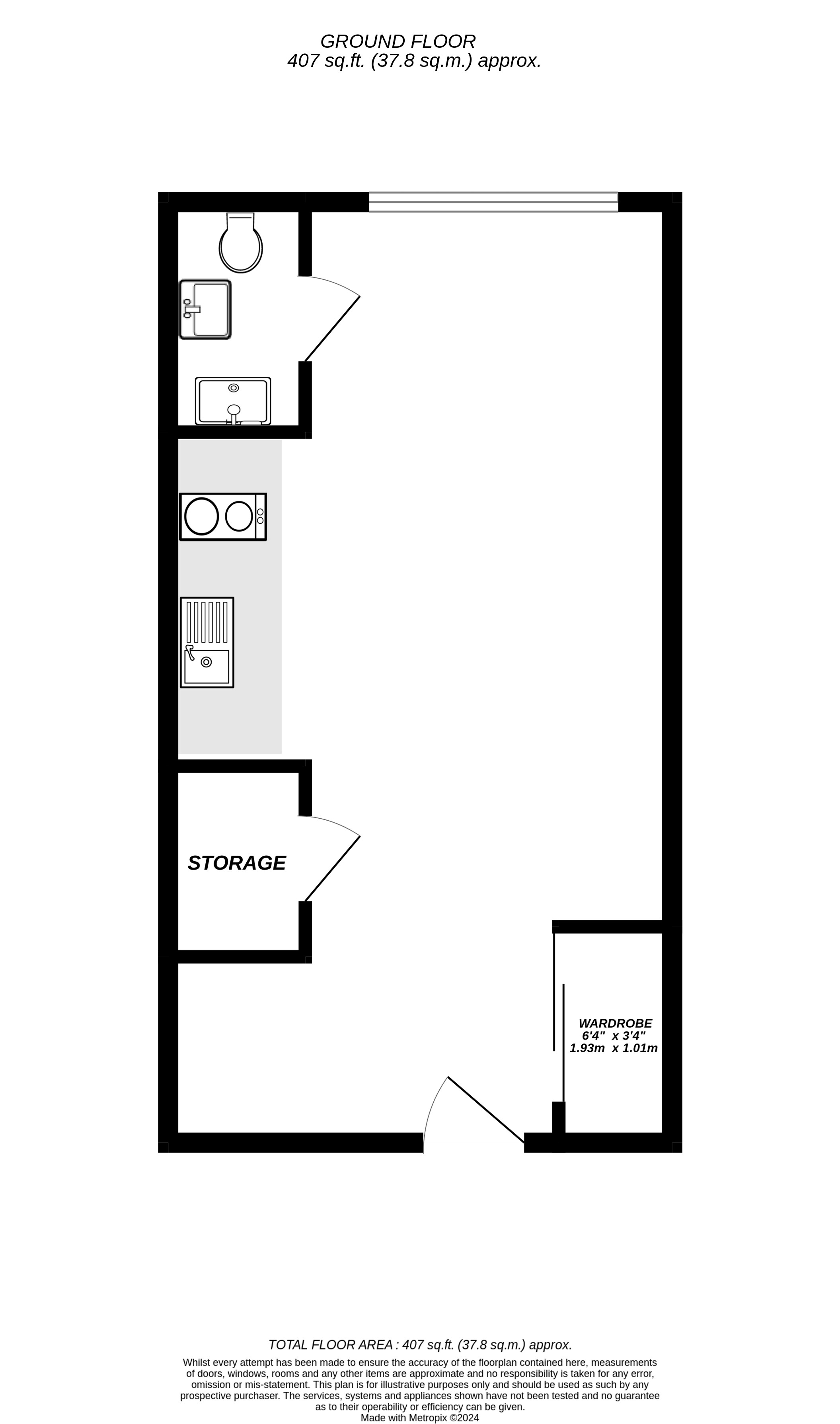 Floorplan for Uxbridge, 