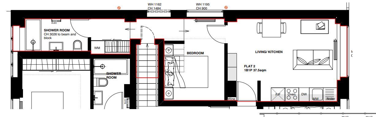 Floorplan for Uxbridge, 