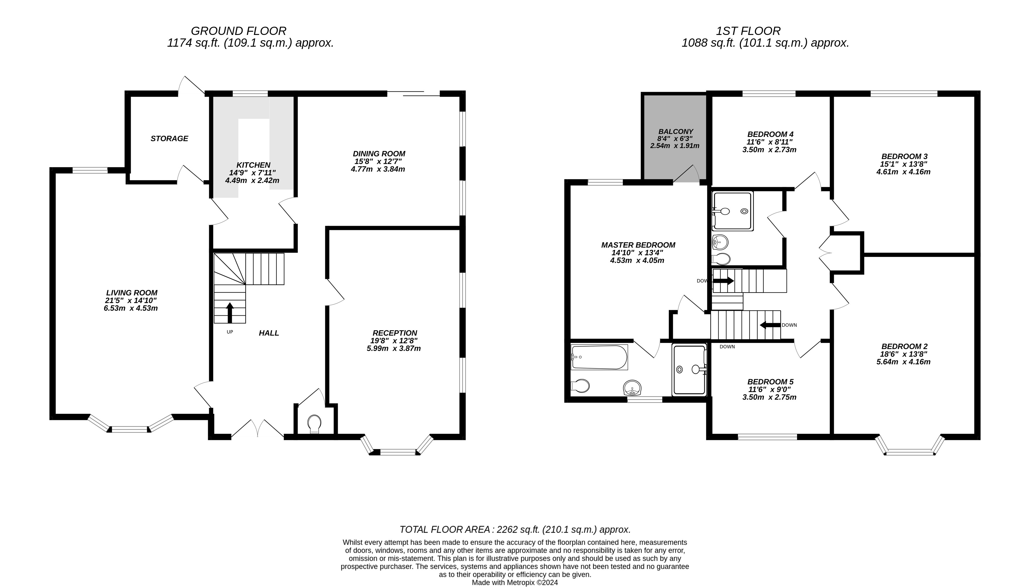 Floorplan for Uxbridge, 