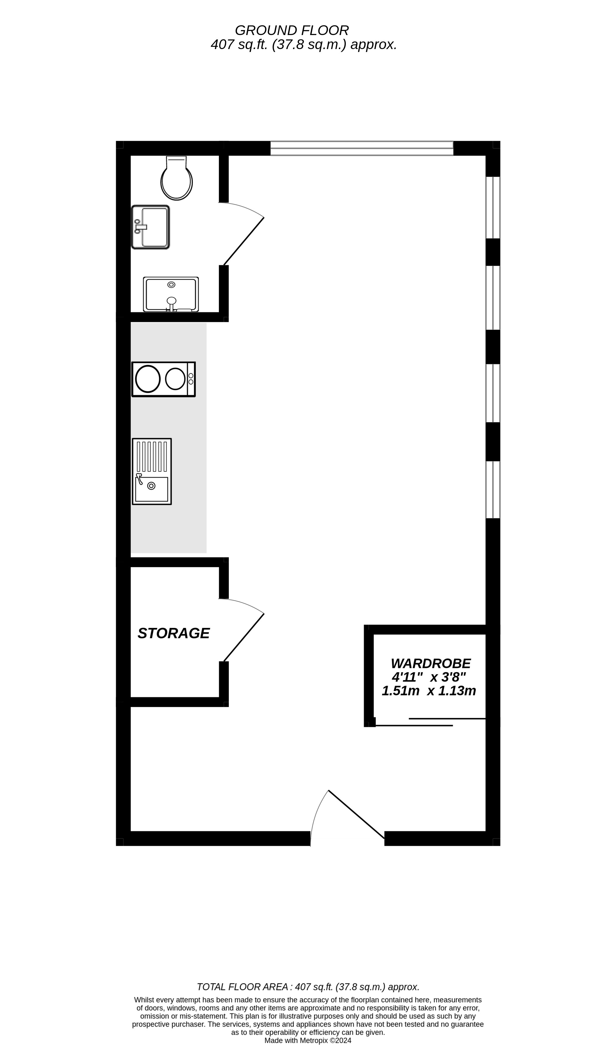 Floorplan for Uxbridge, 