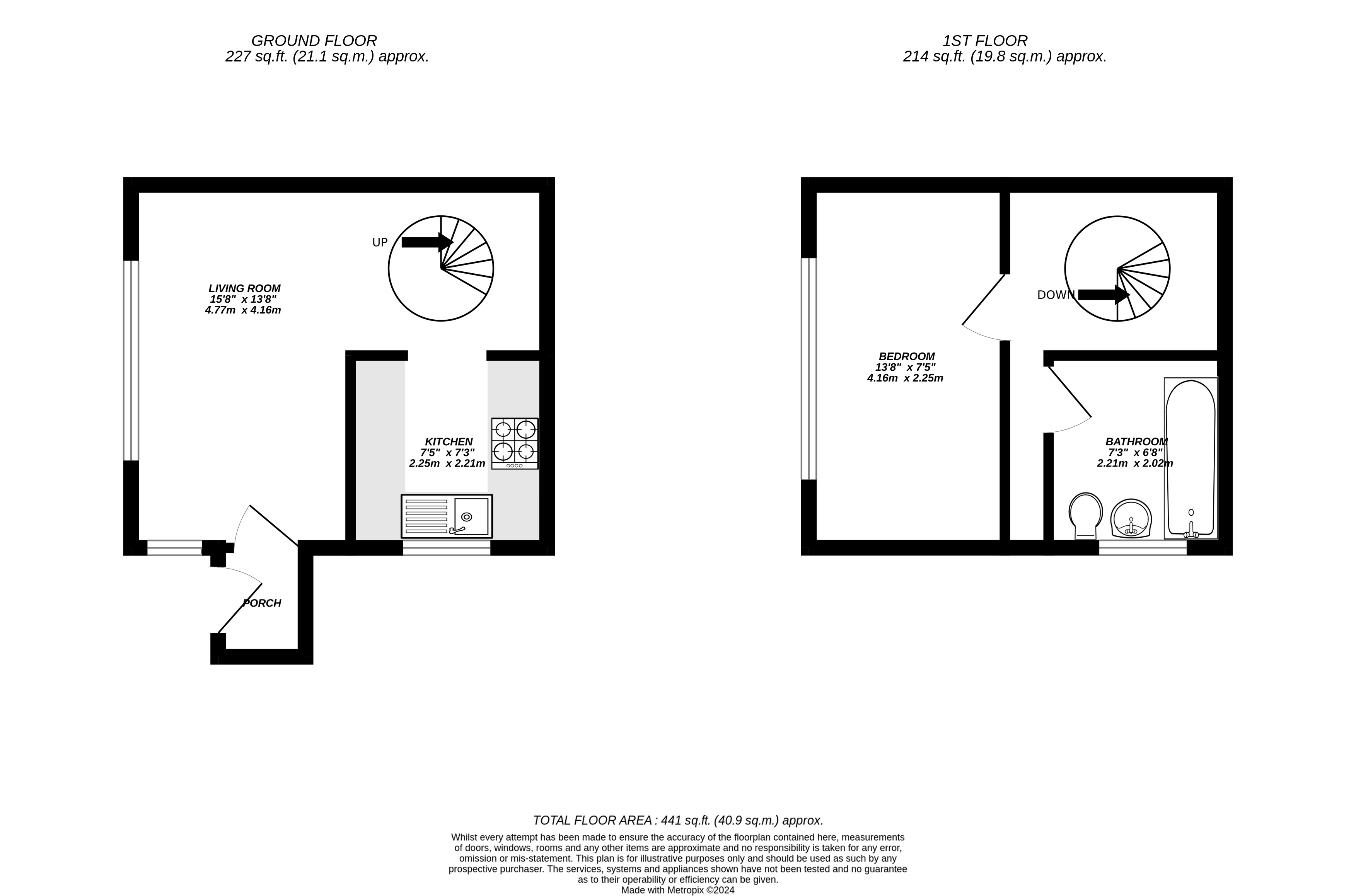 Floorplan for Uxbridge, 