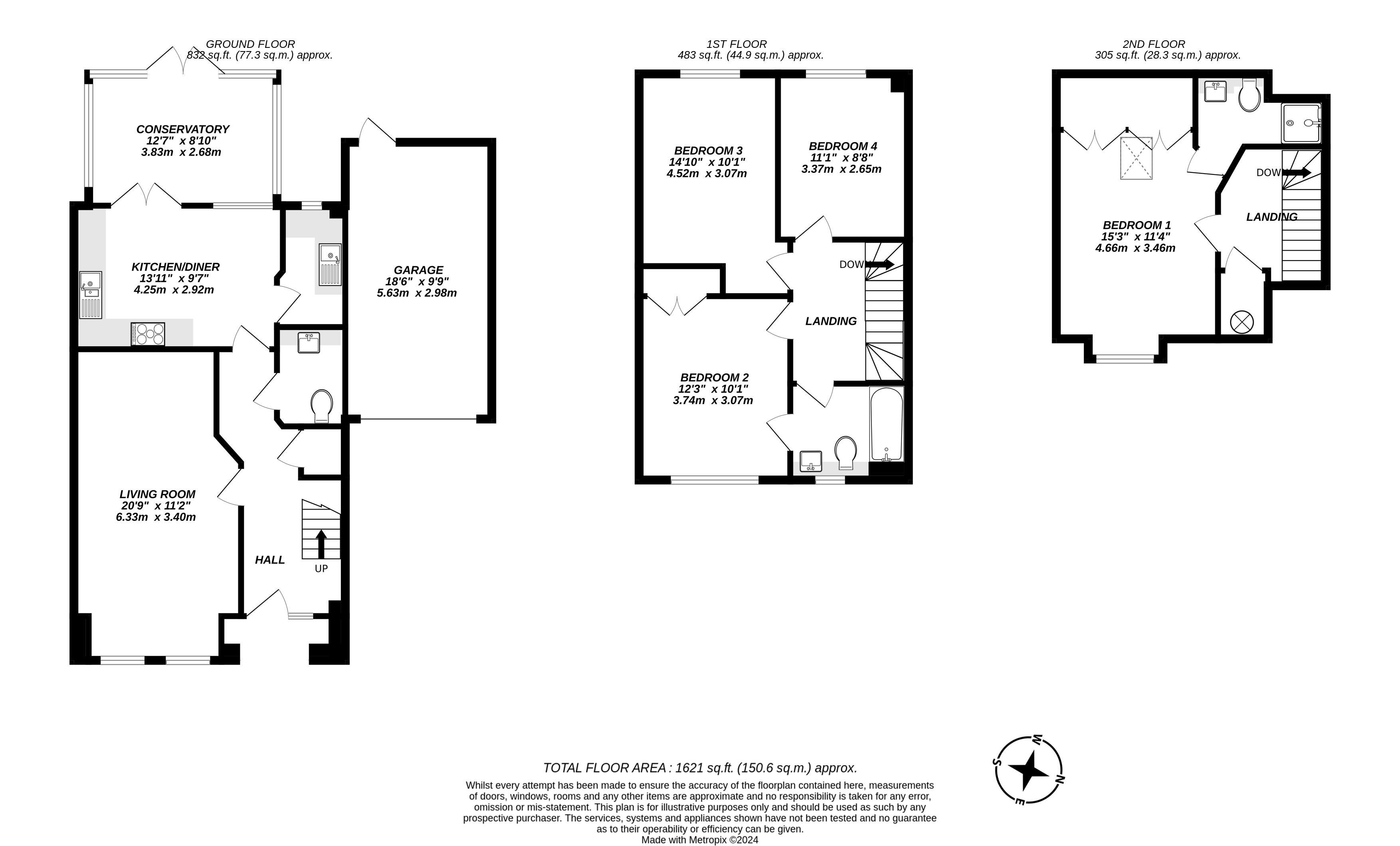 Floorplan for Uxbridge, 