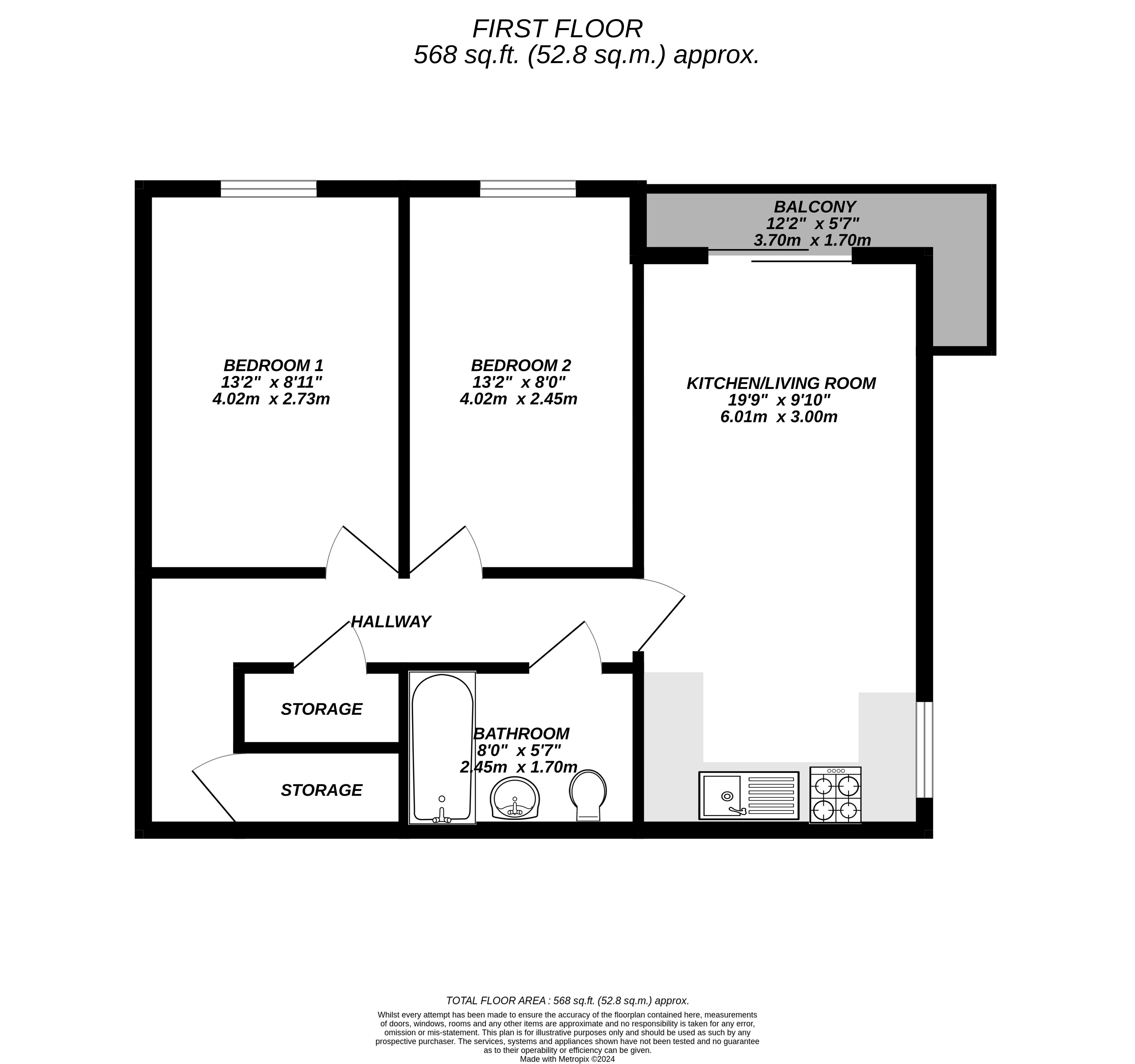 Floorplan for Hounslow, 