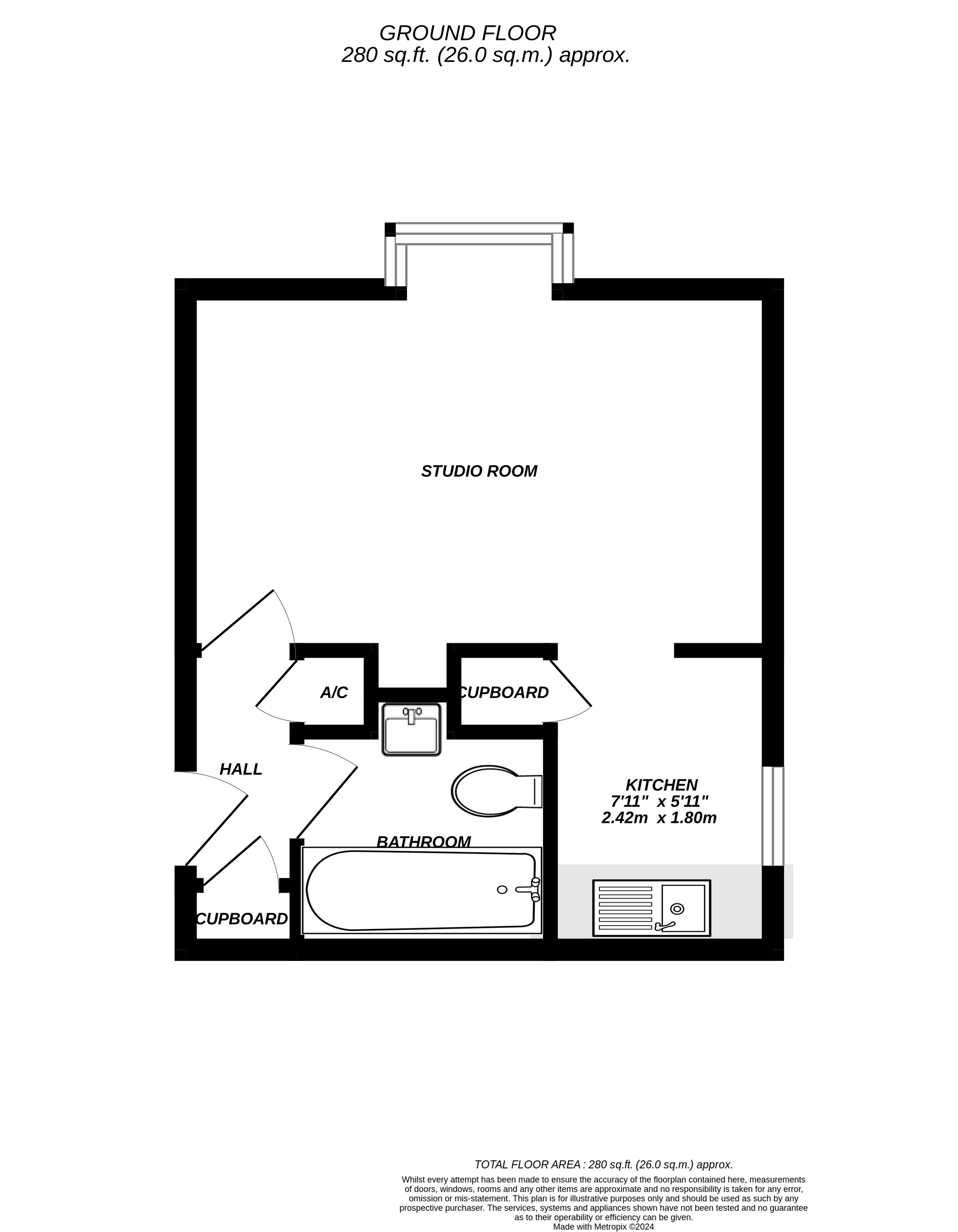 Floorplan for Uxbridge, 