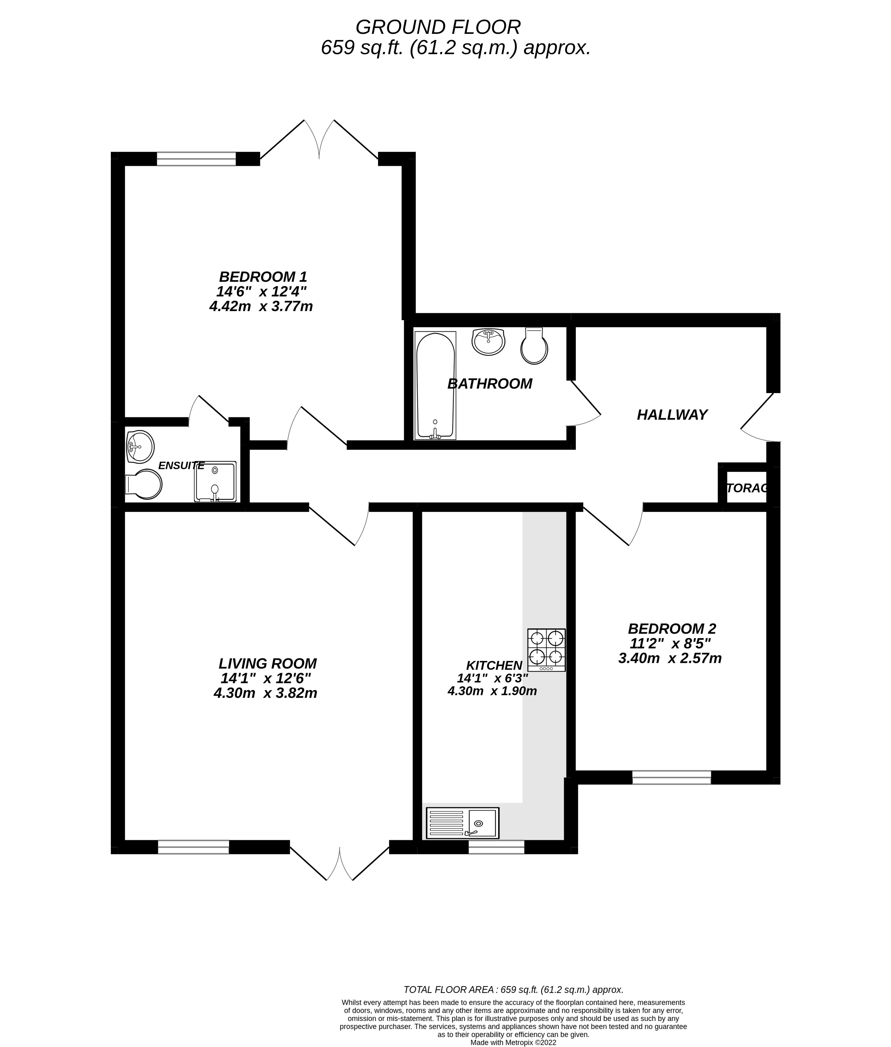 Floorplan for Uxbridge, Greater London