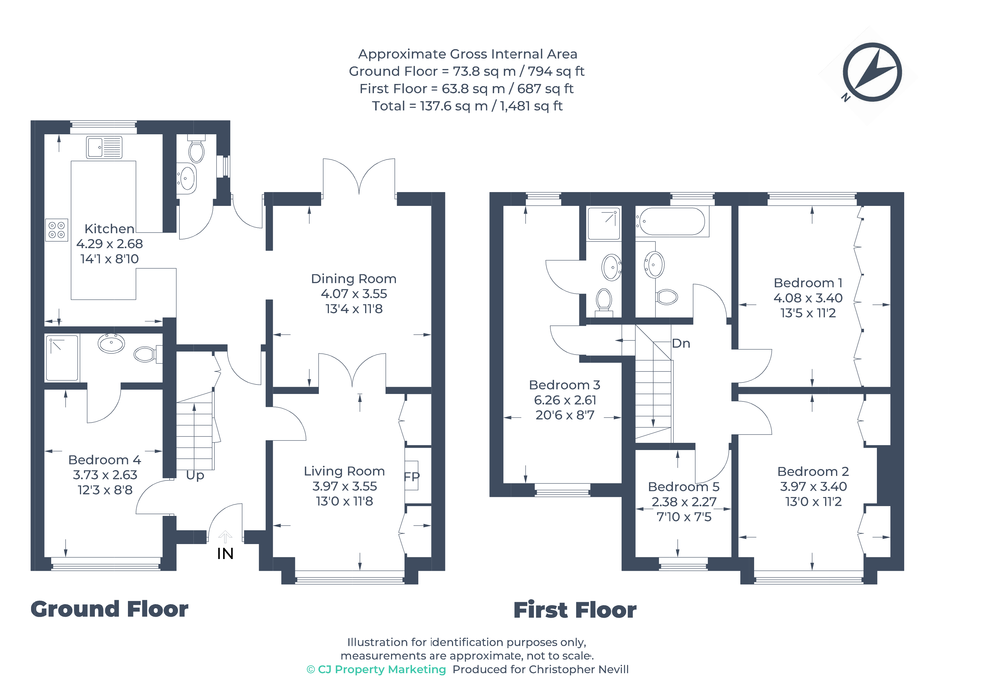 Floorplan for Uxbridge, 