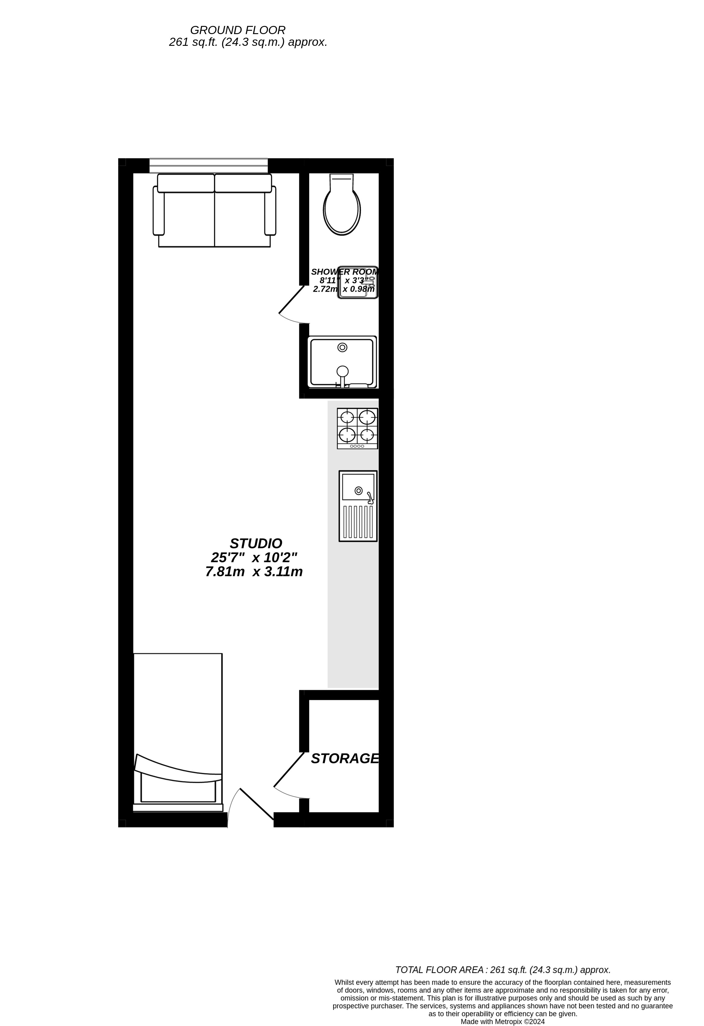 Floorplan for Uxbridge, 