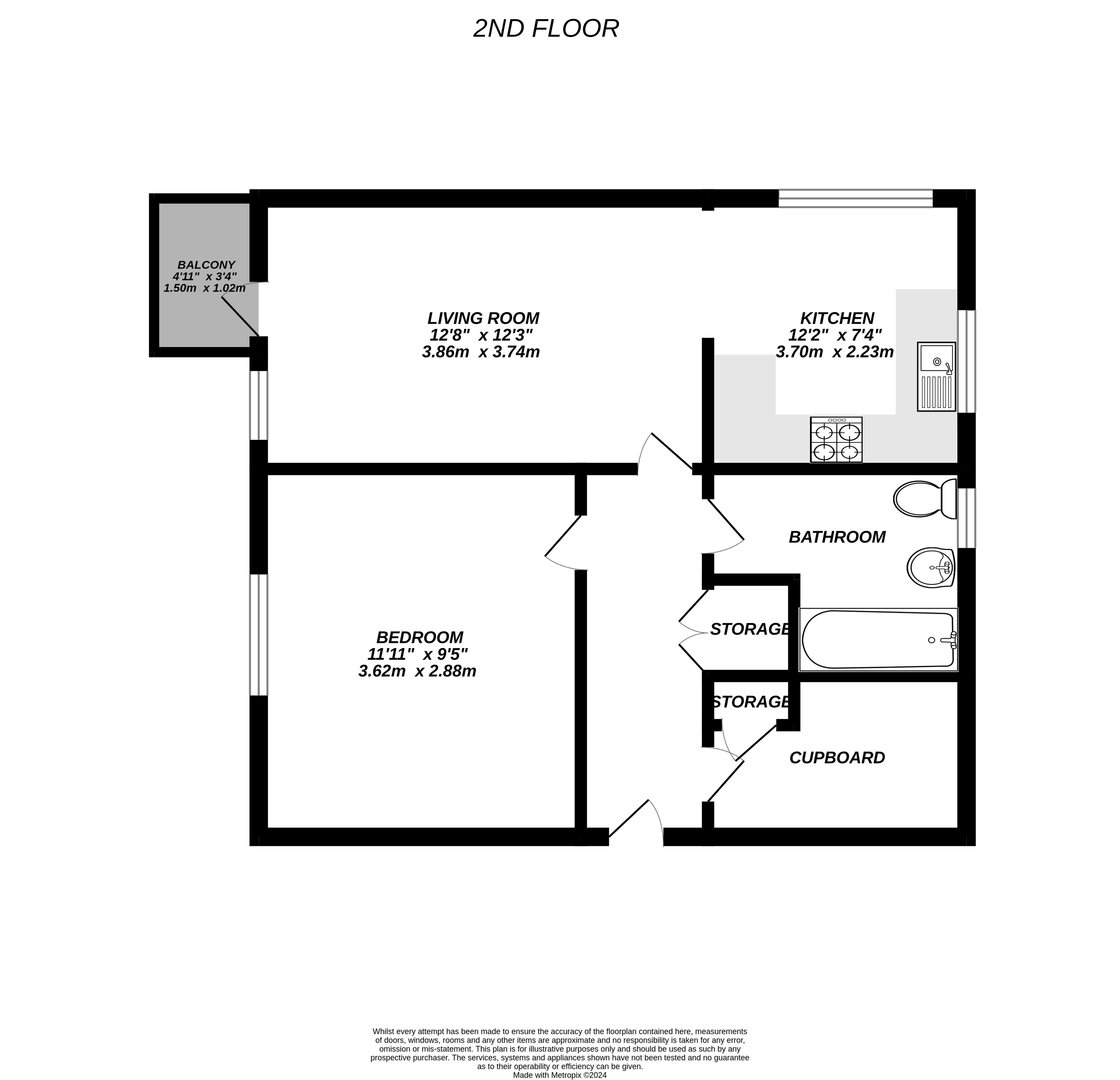 Floorplan for Uxbridge, 