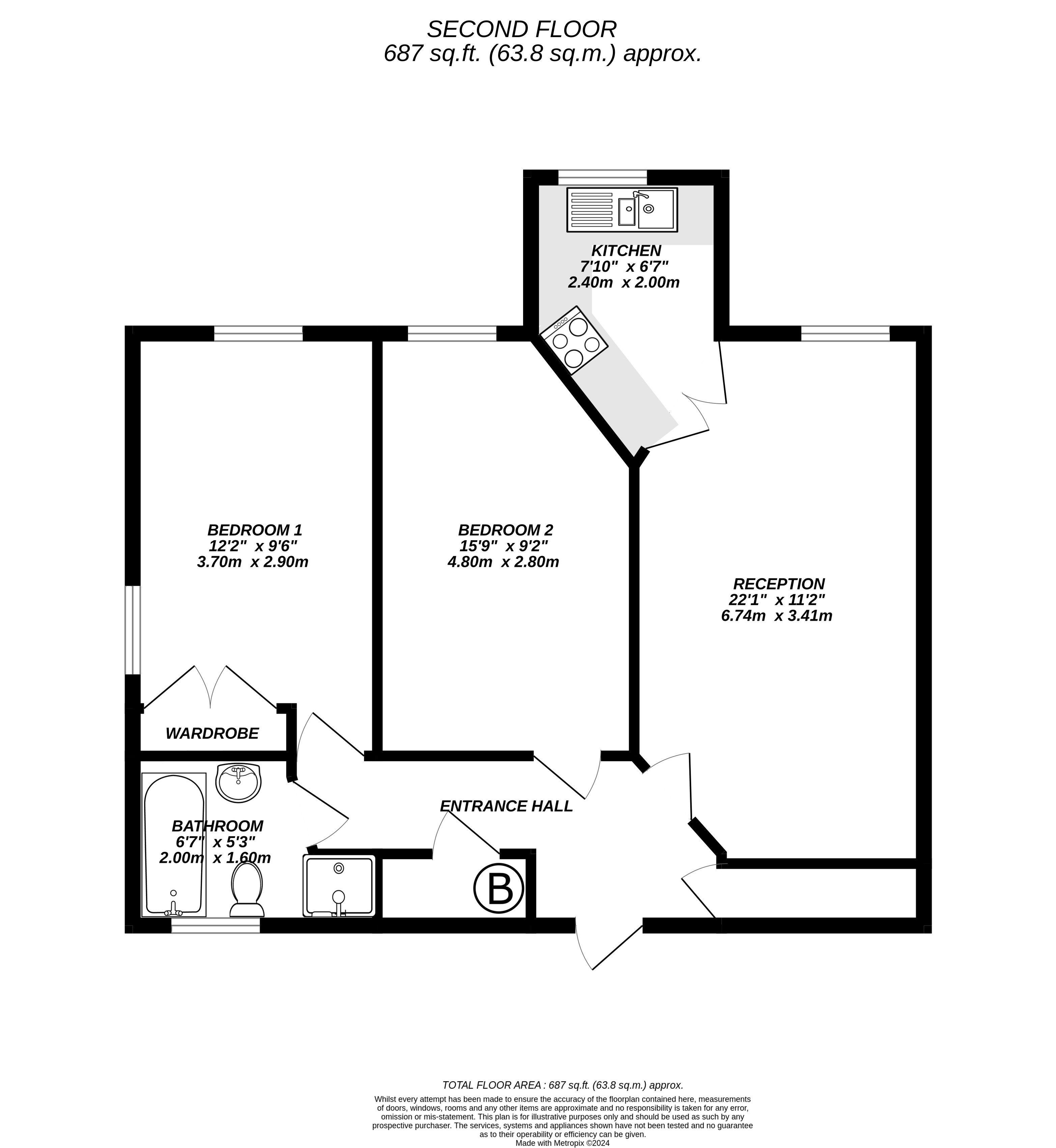 Floorplan for Uxbridge, 