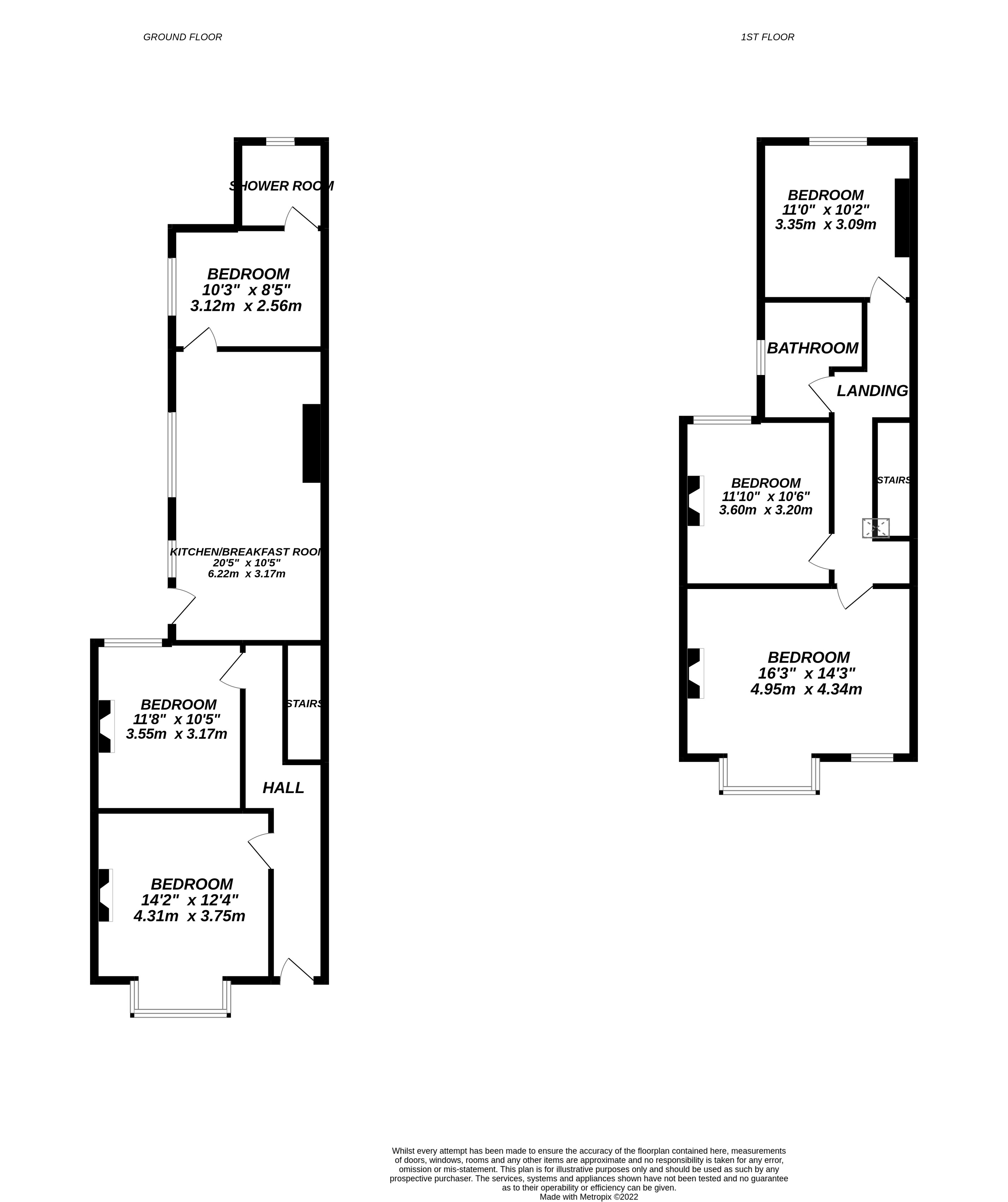 Floorplan for West Drayton, 