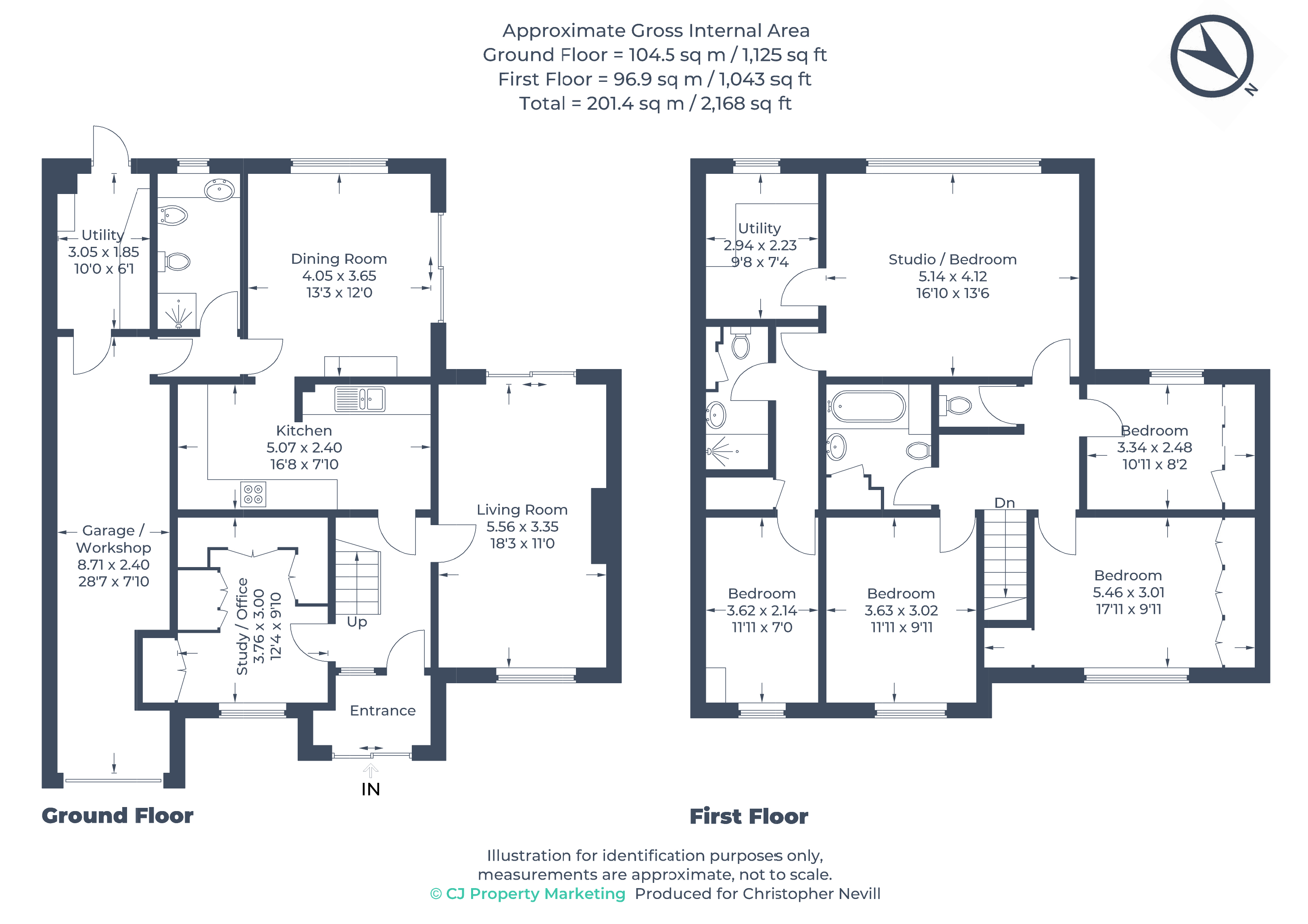 Floorplan for Uxbridge, 