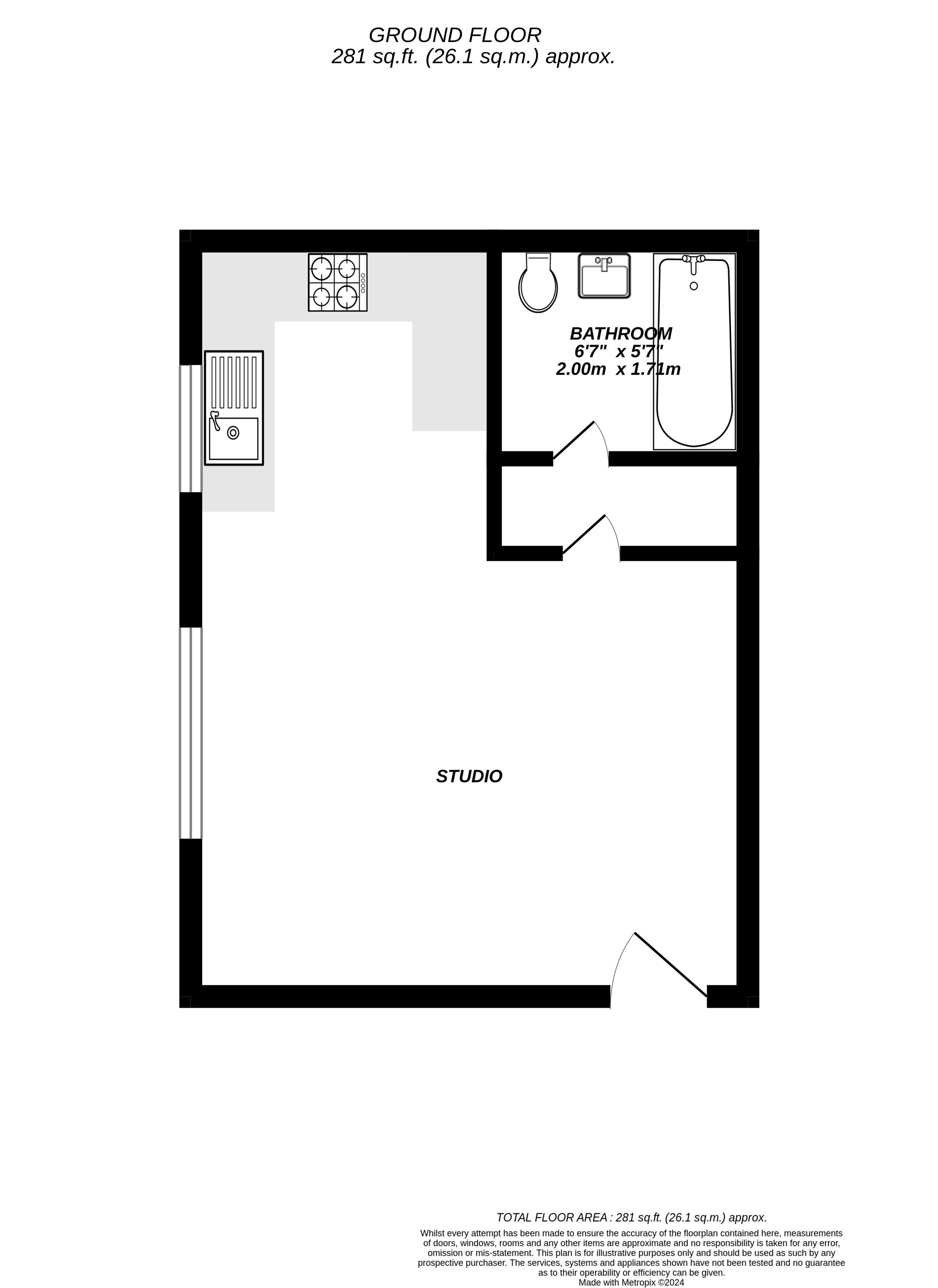 Floorplan for West Drayton, 