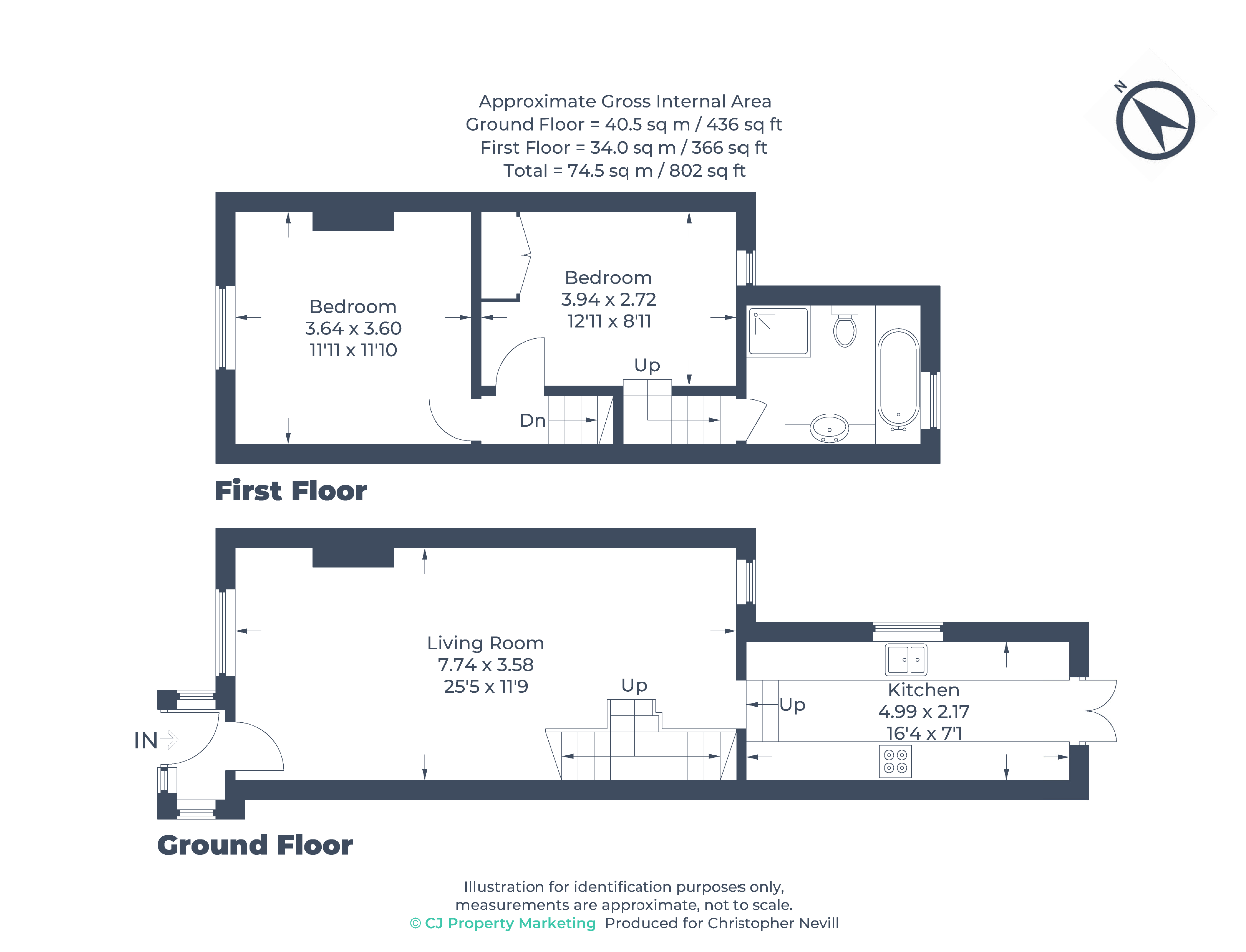 Floorplan for Uxbridge, 