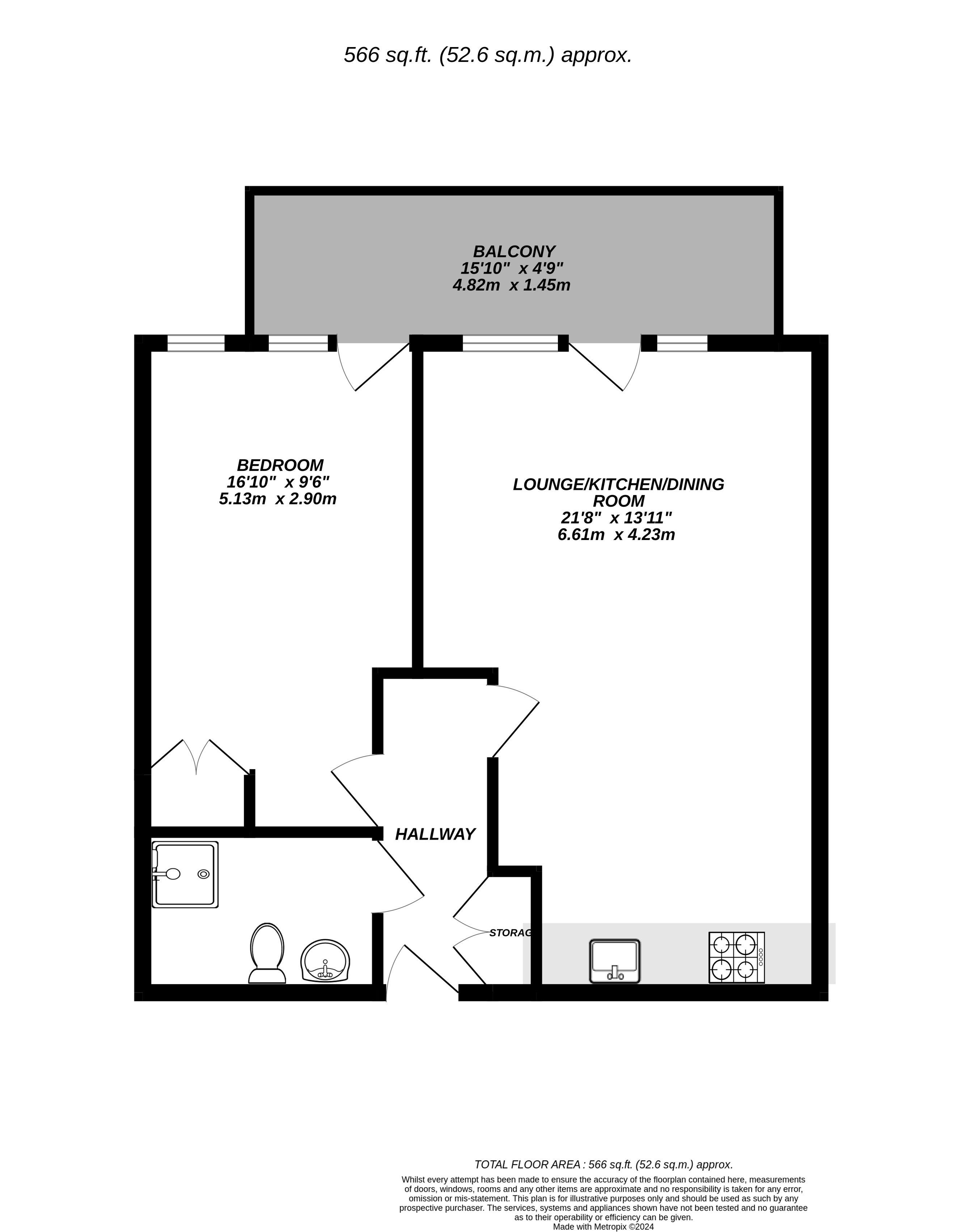 Floorplan for Uxbridge, 