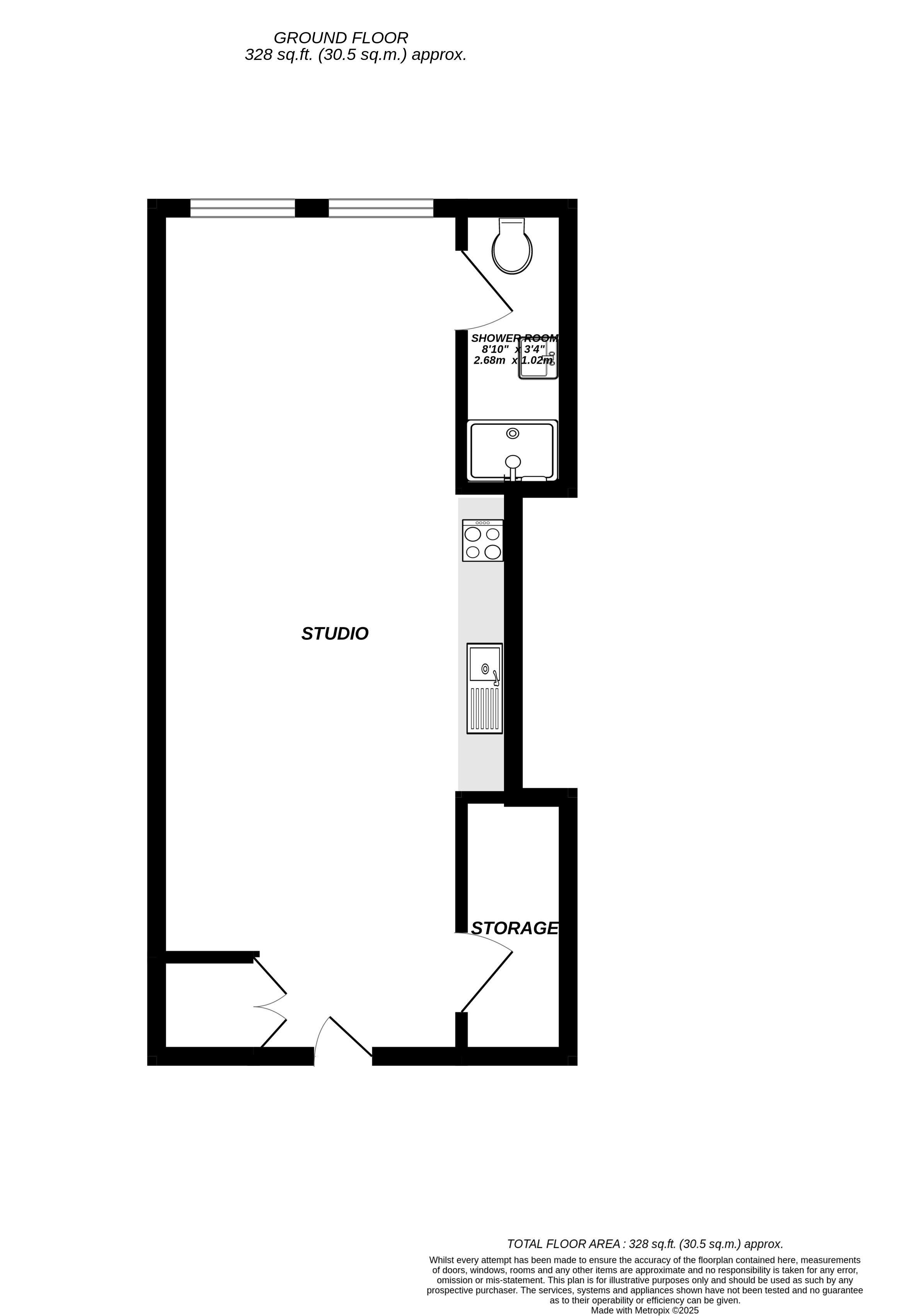 Floorplan for Uxbridge, 