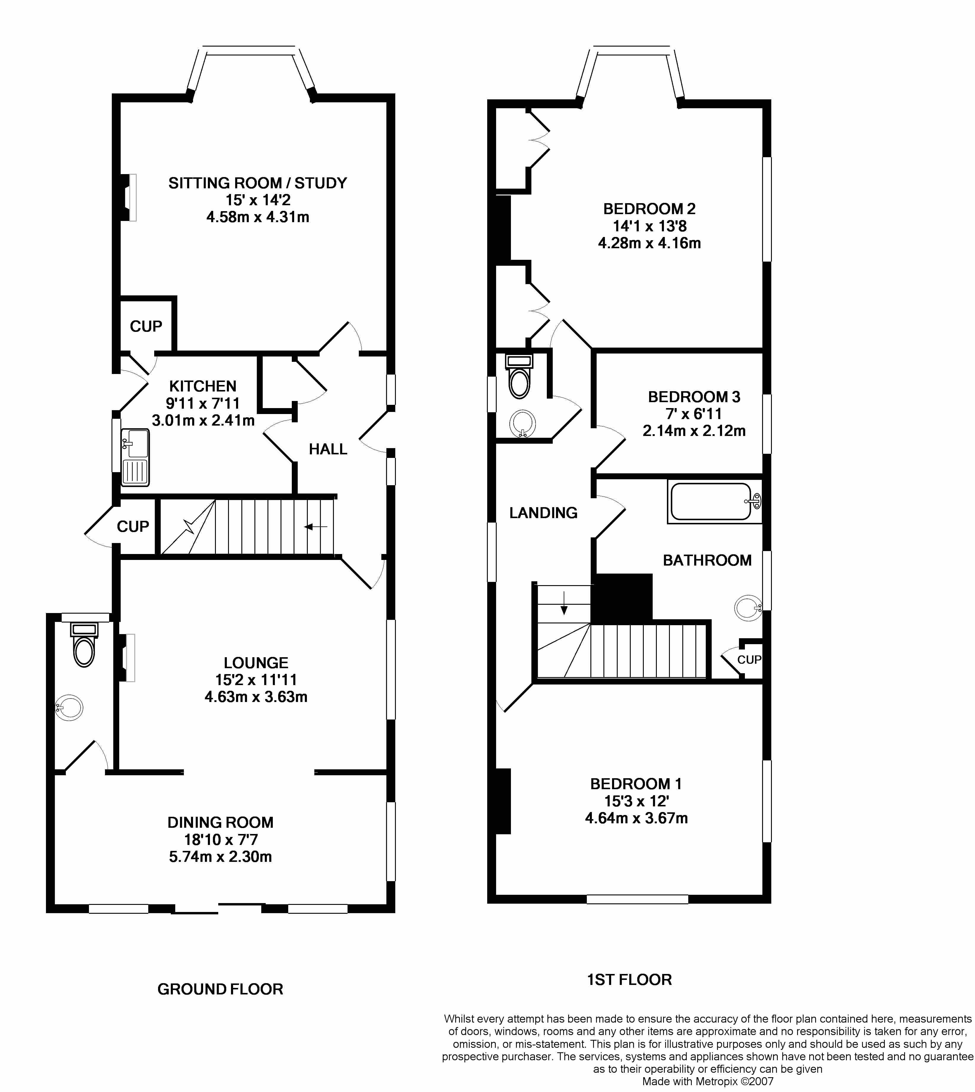 Floorplan for Uxbridge, 