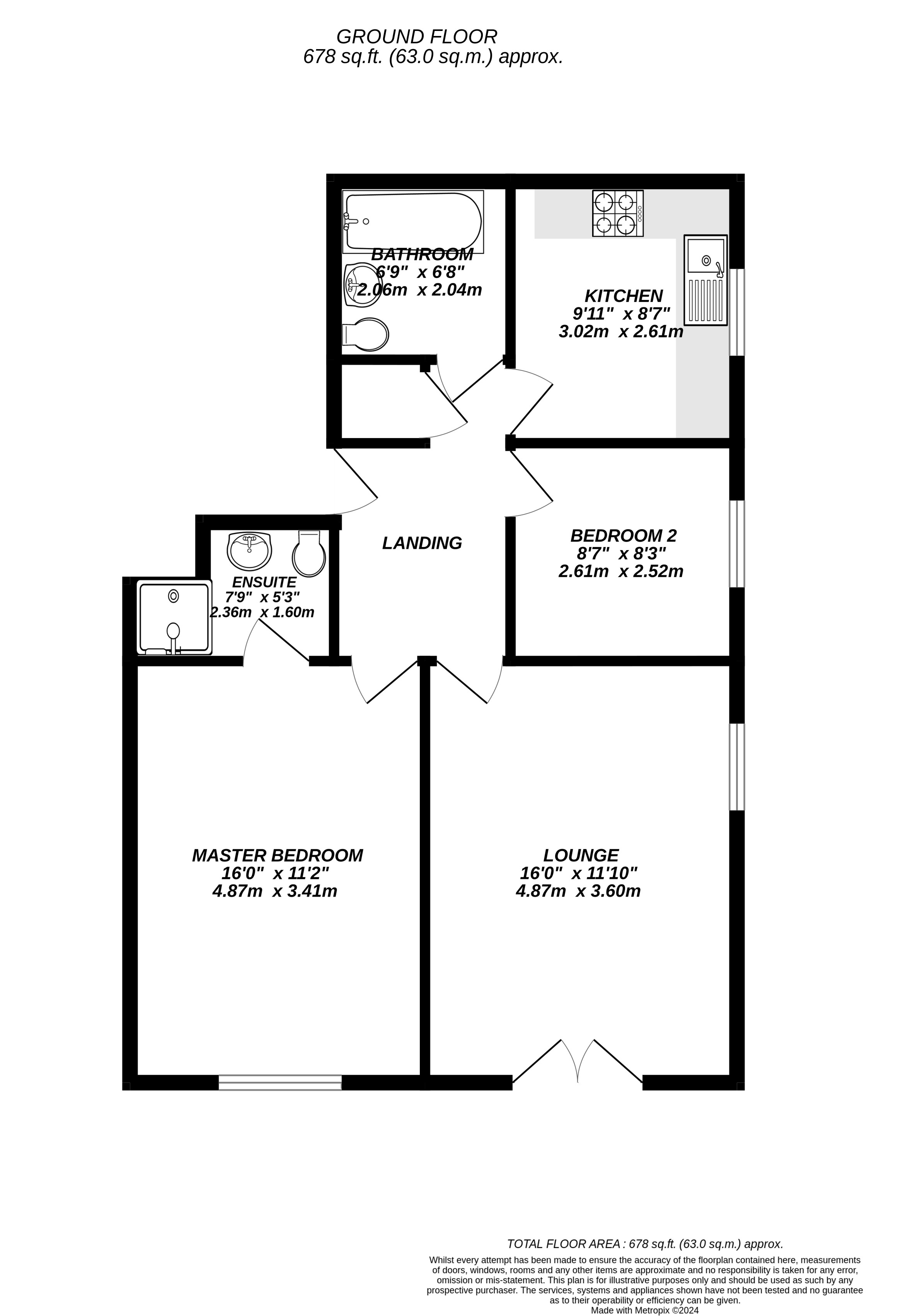 Floorplan for West Drayton, 