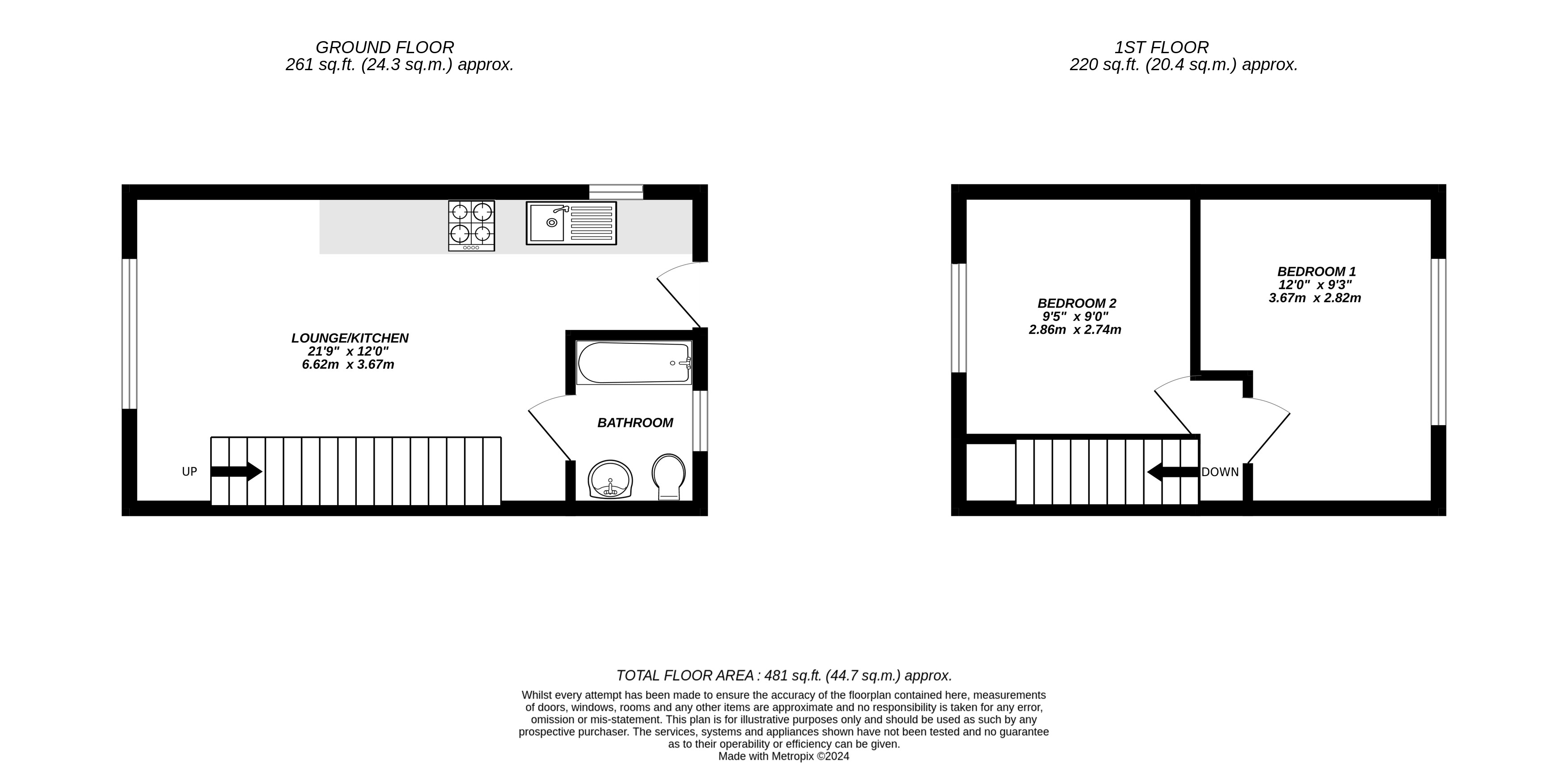 Floorplan for West Drayton, 