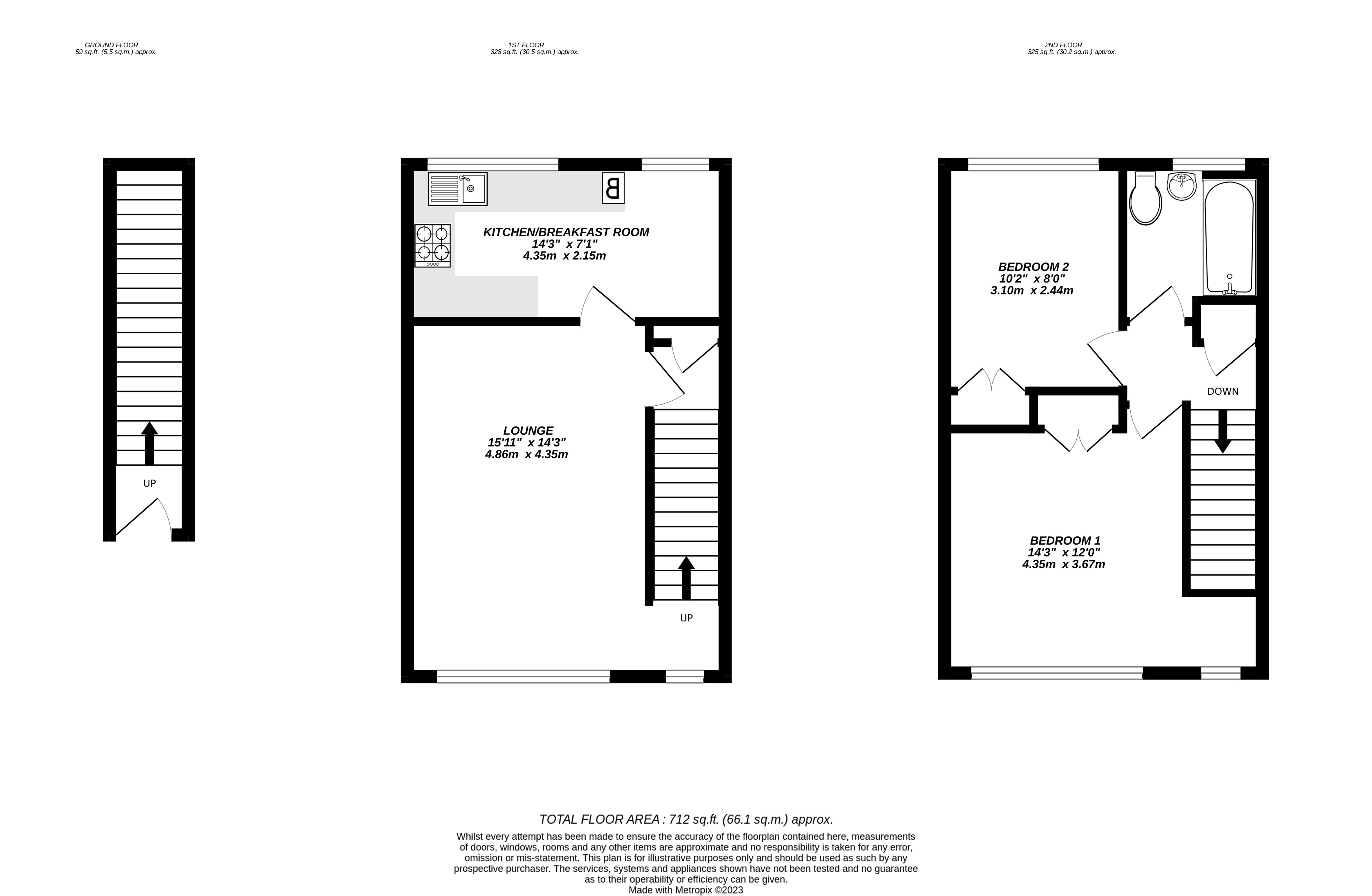 Floorplan for Uxbridge, 