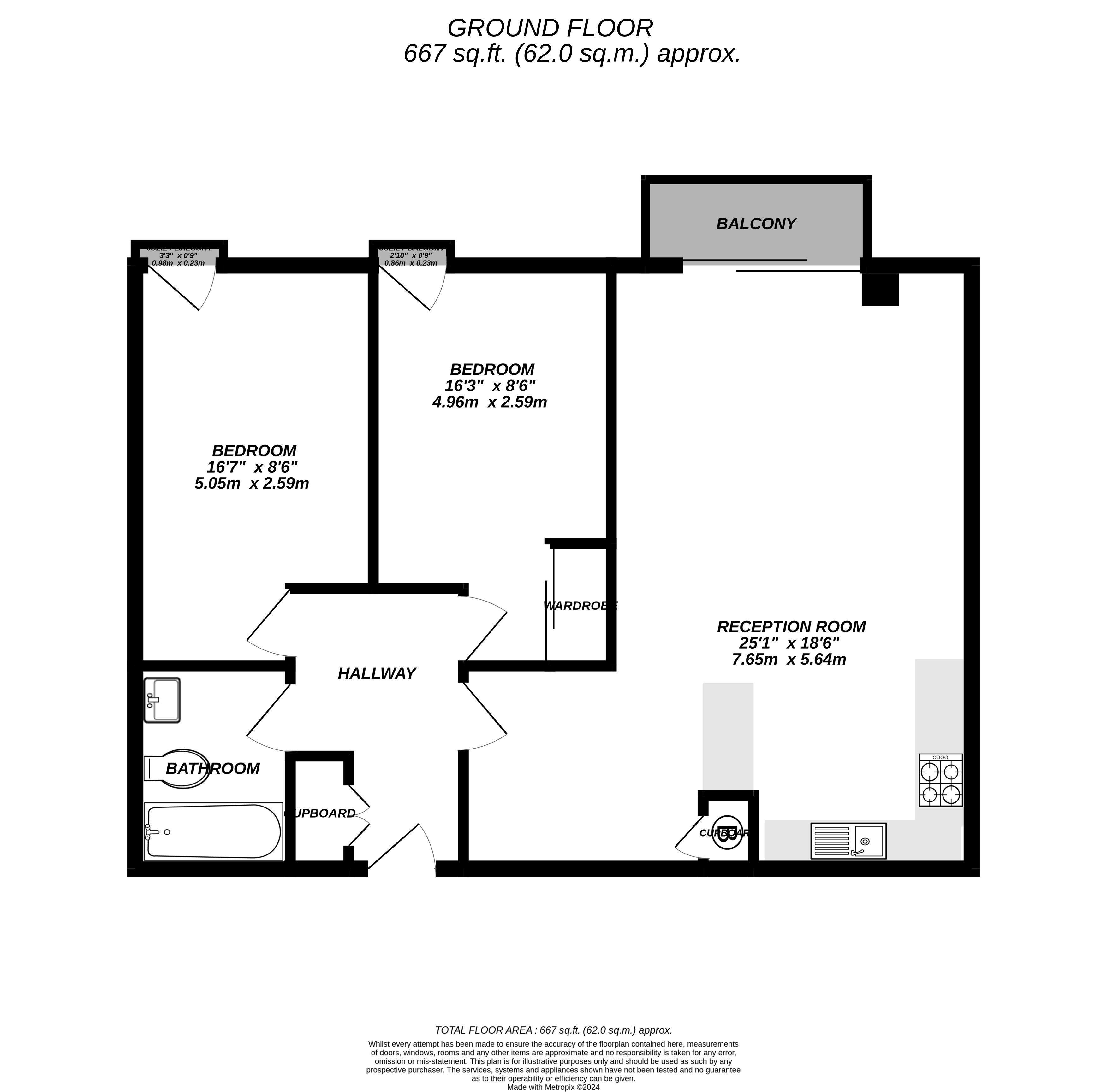 Floorplan for Uxbridge, 