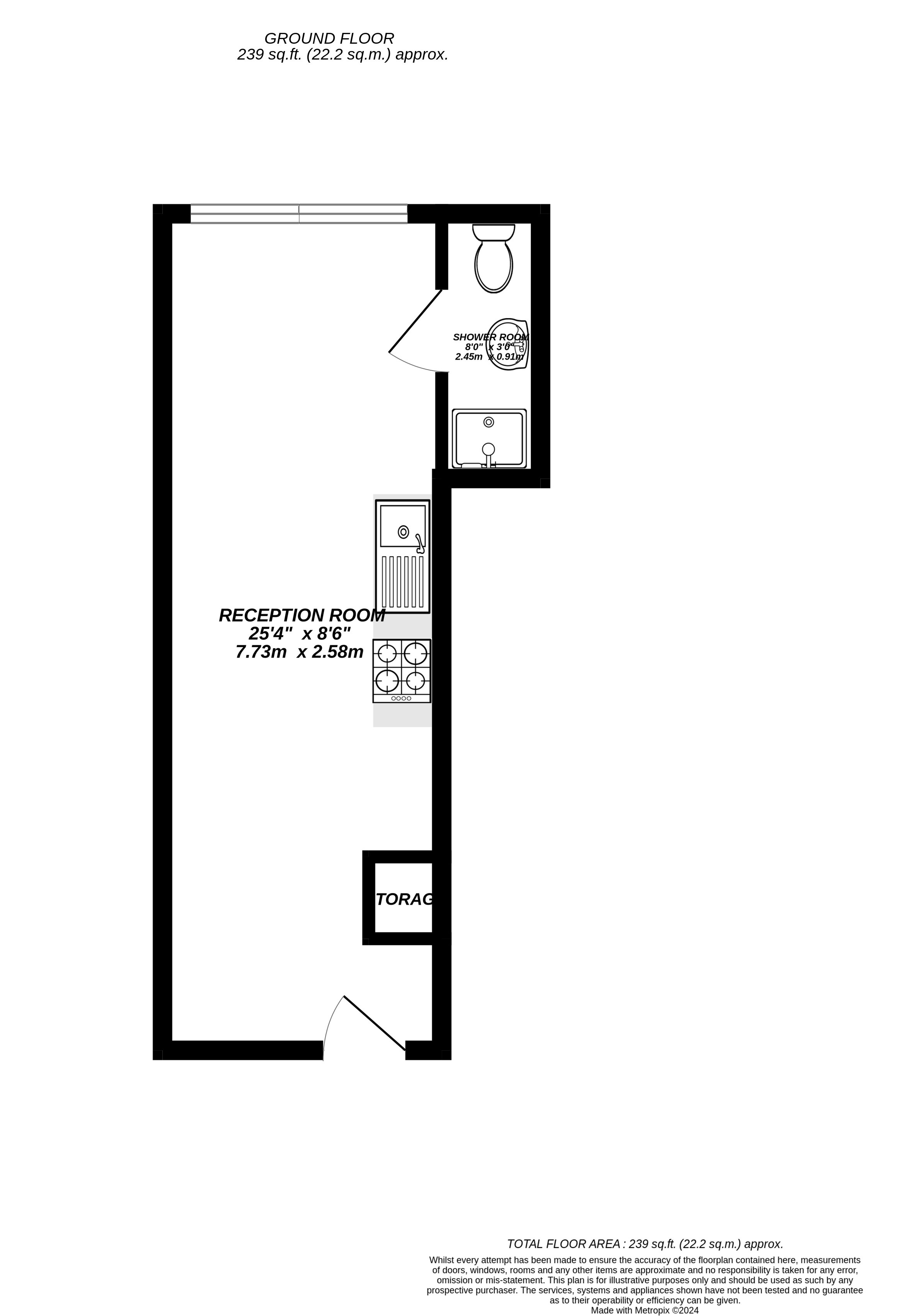 Floorplan for Uxbridge, 