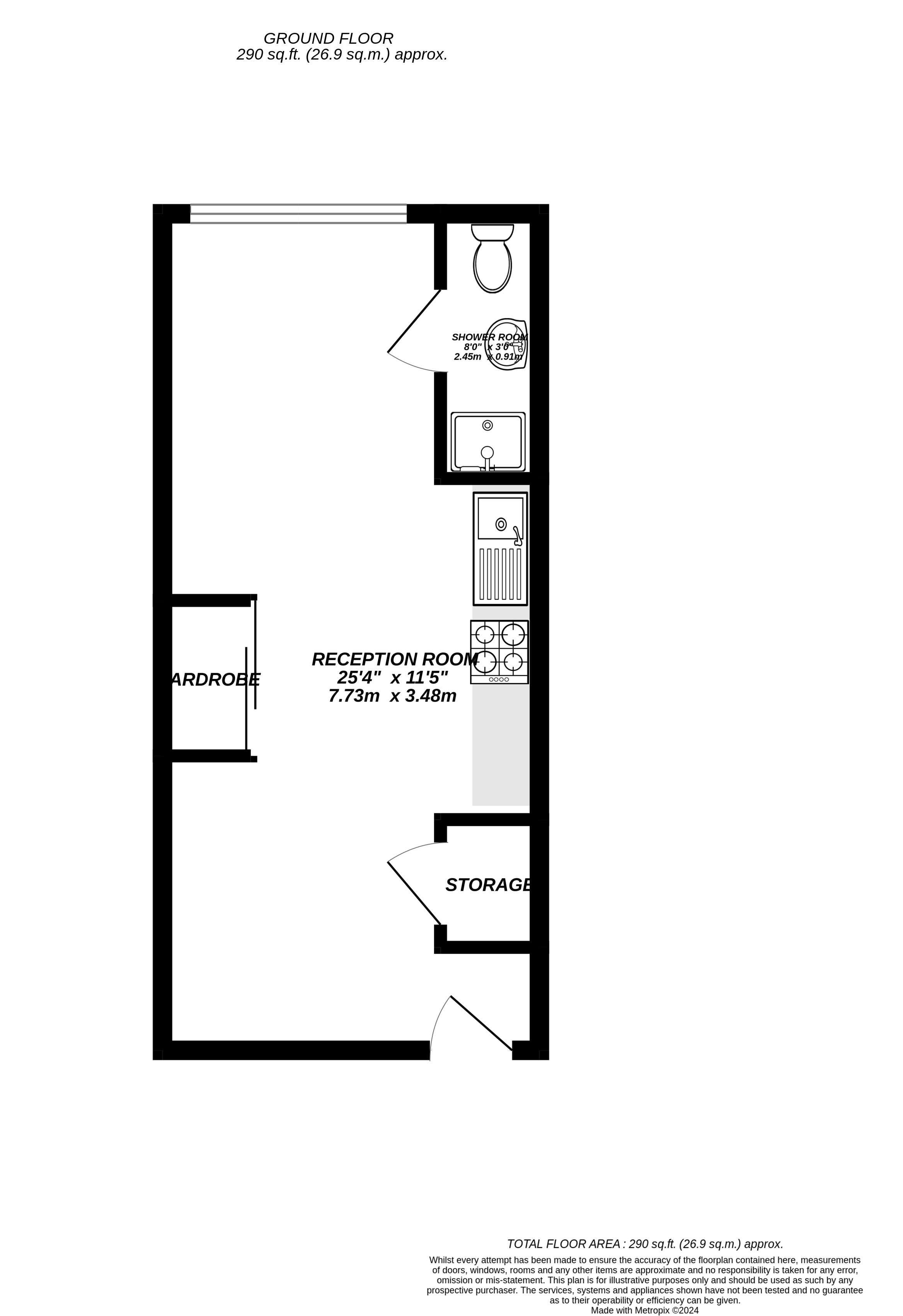 Floorplan for Uxbridge, 