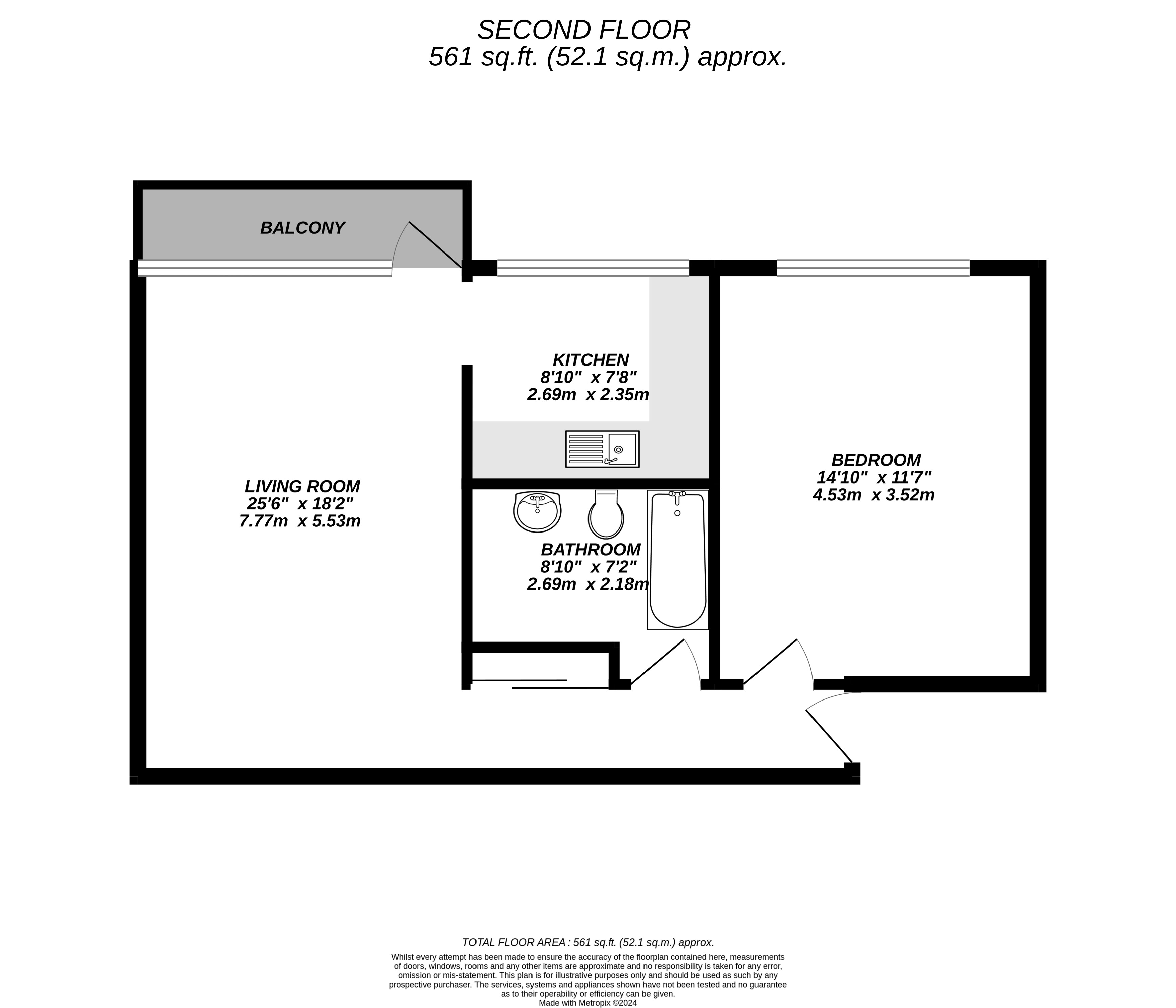 Floorplan for Uxbridge, 