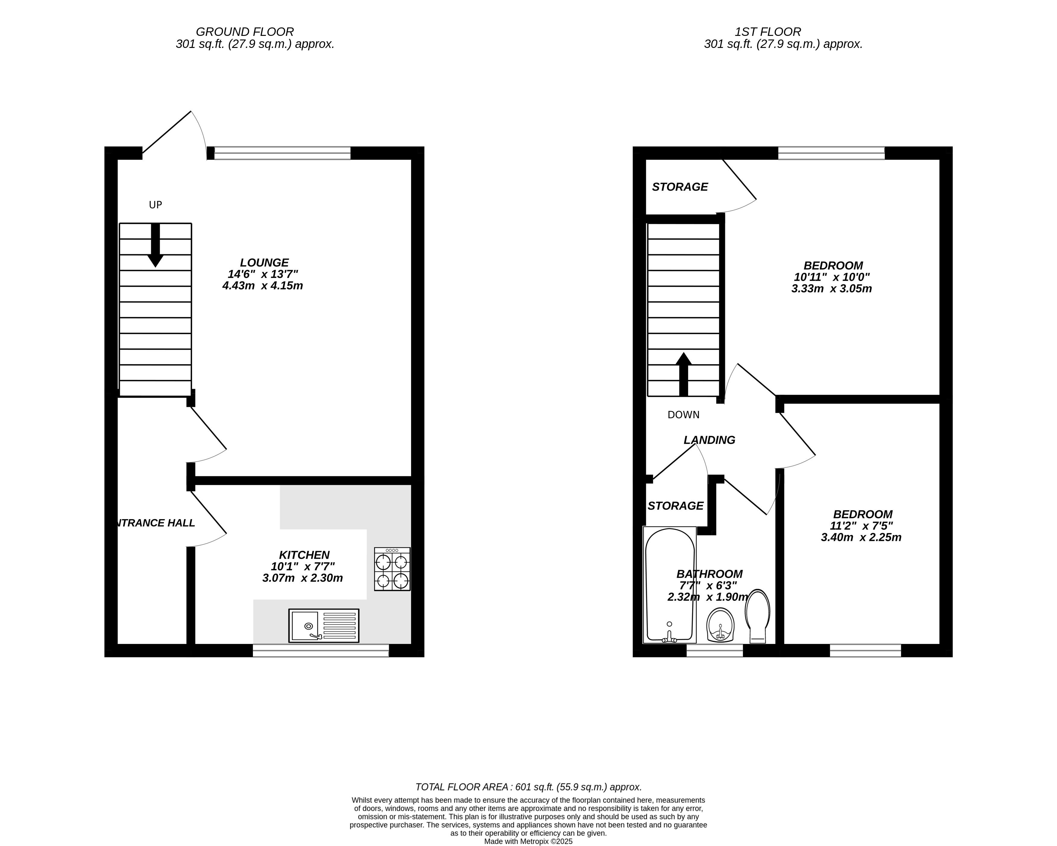 Floorplan for Uxbridge, 