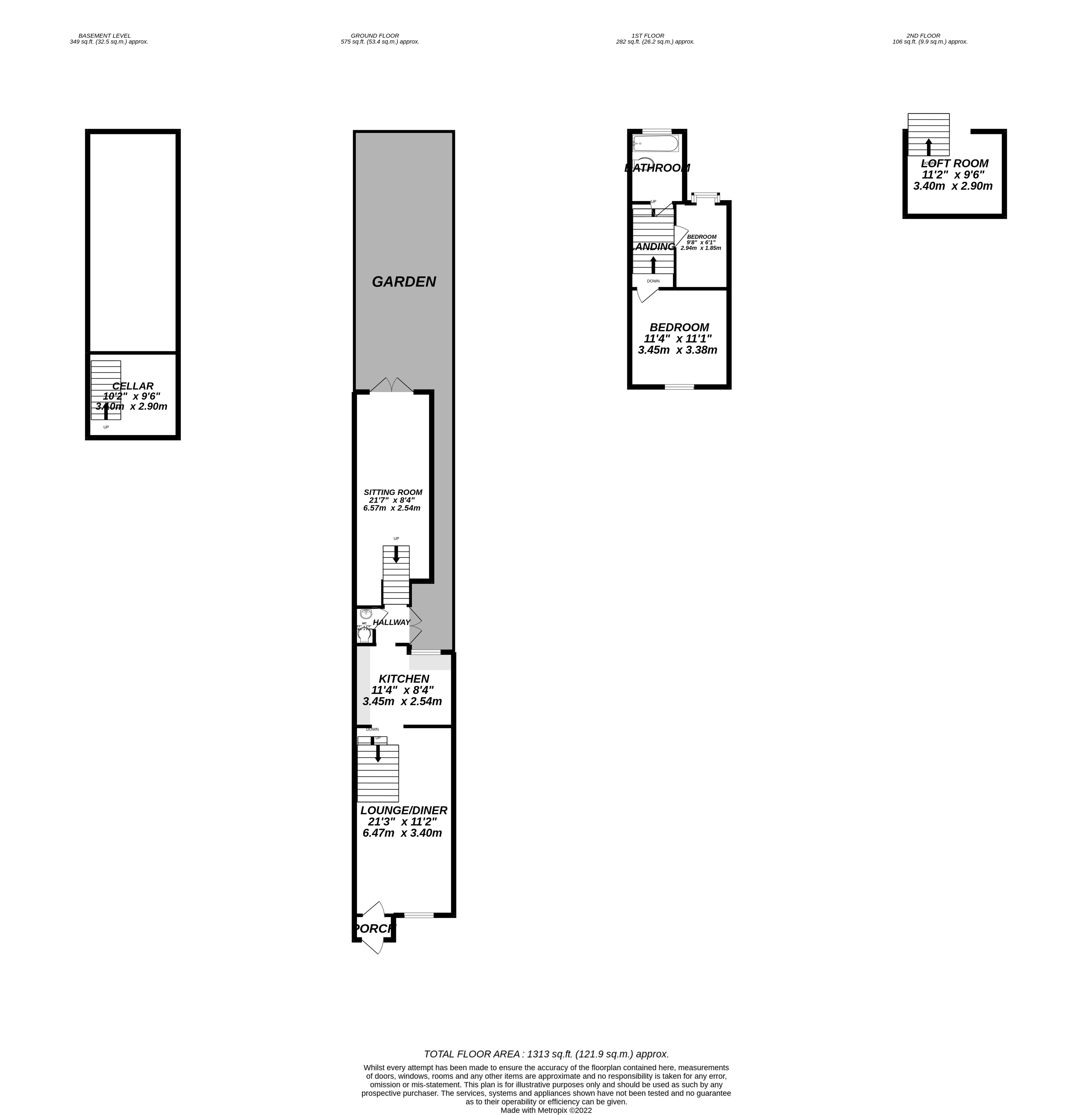 Floorplan for Uxbridge, 