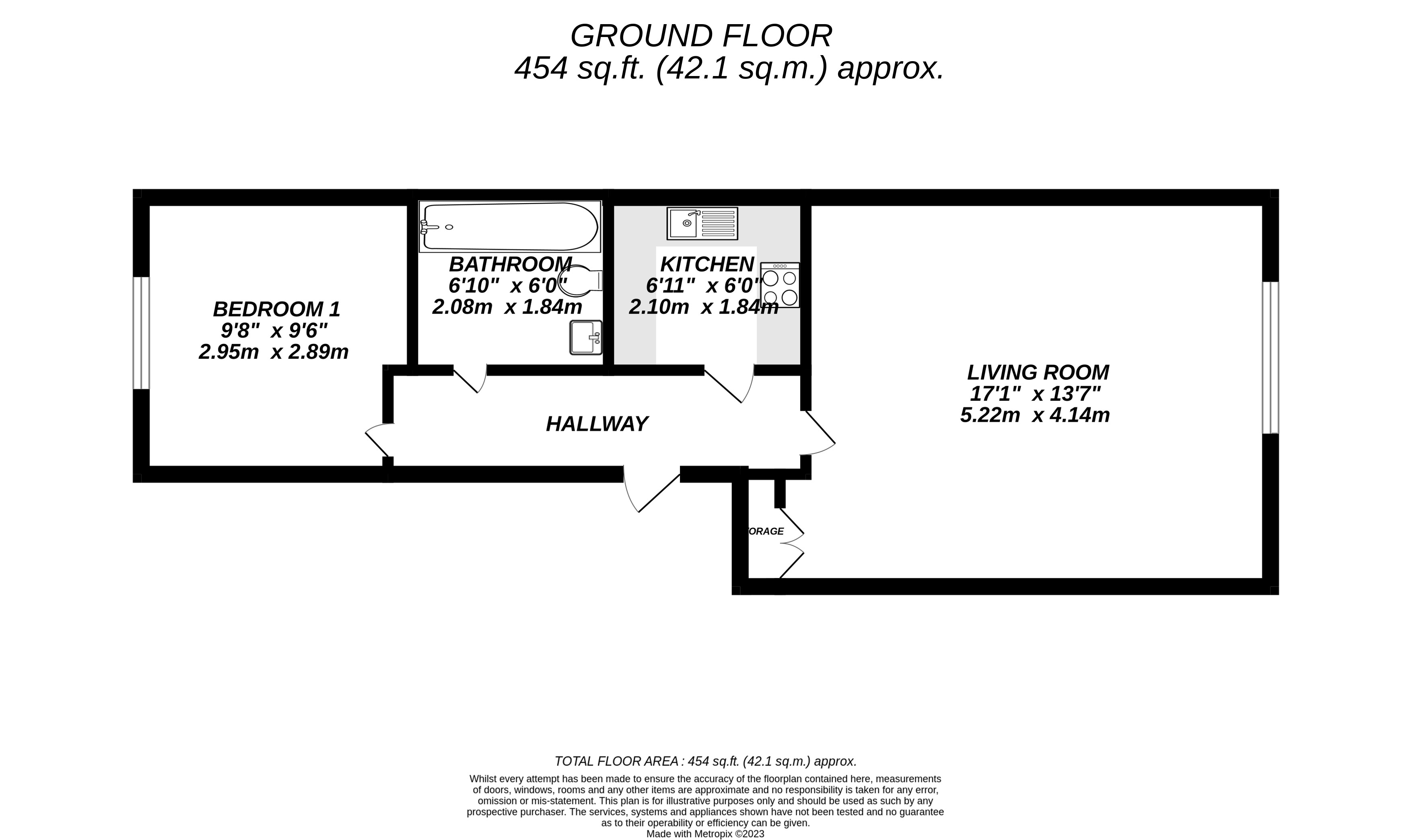 Floorplan for Uxbridge, 