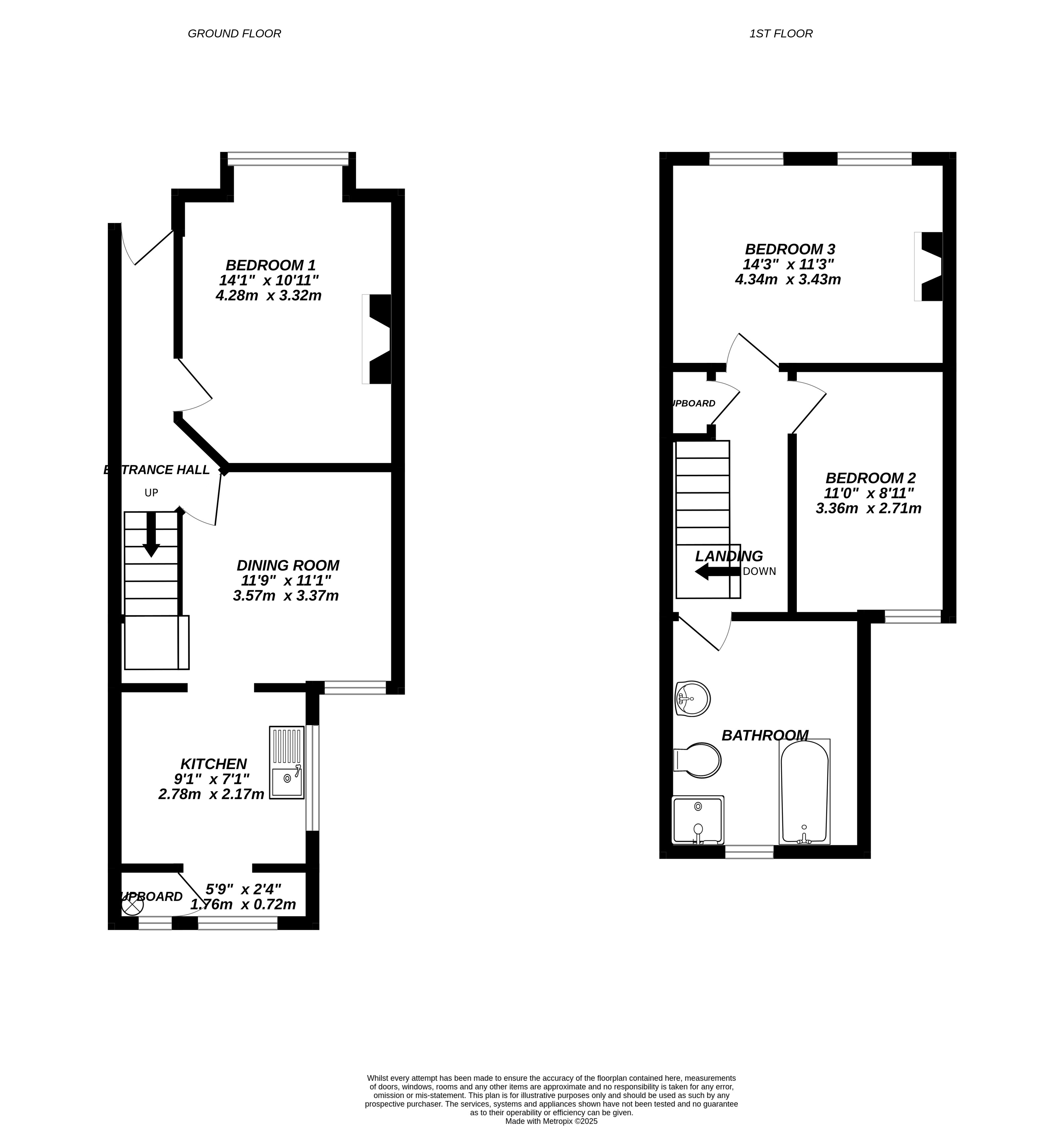 Floorplan for Uxbridge, 