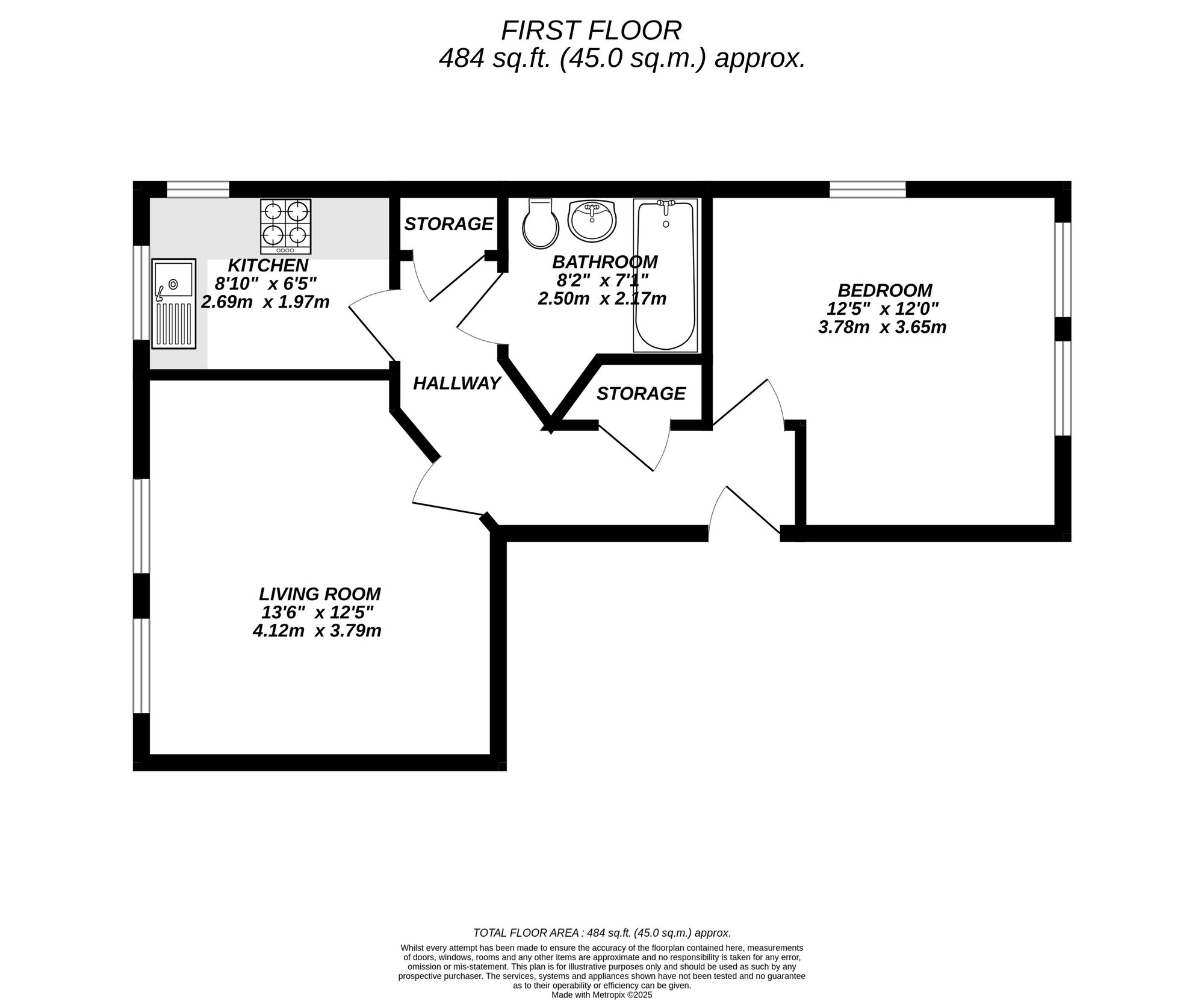 Floorplan for Uxbridge, 